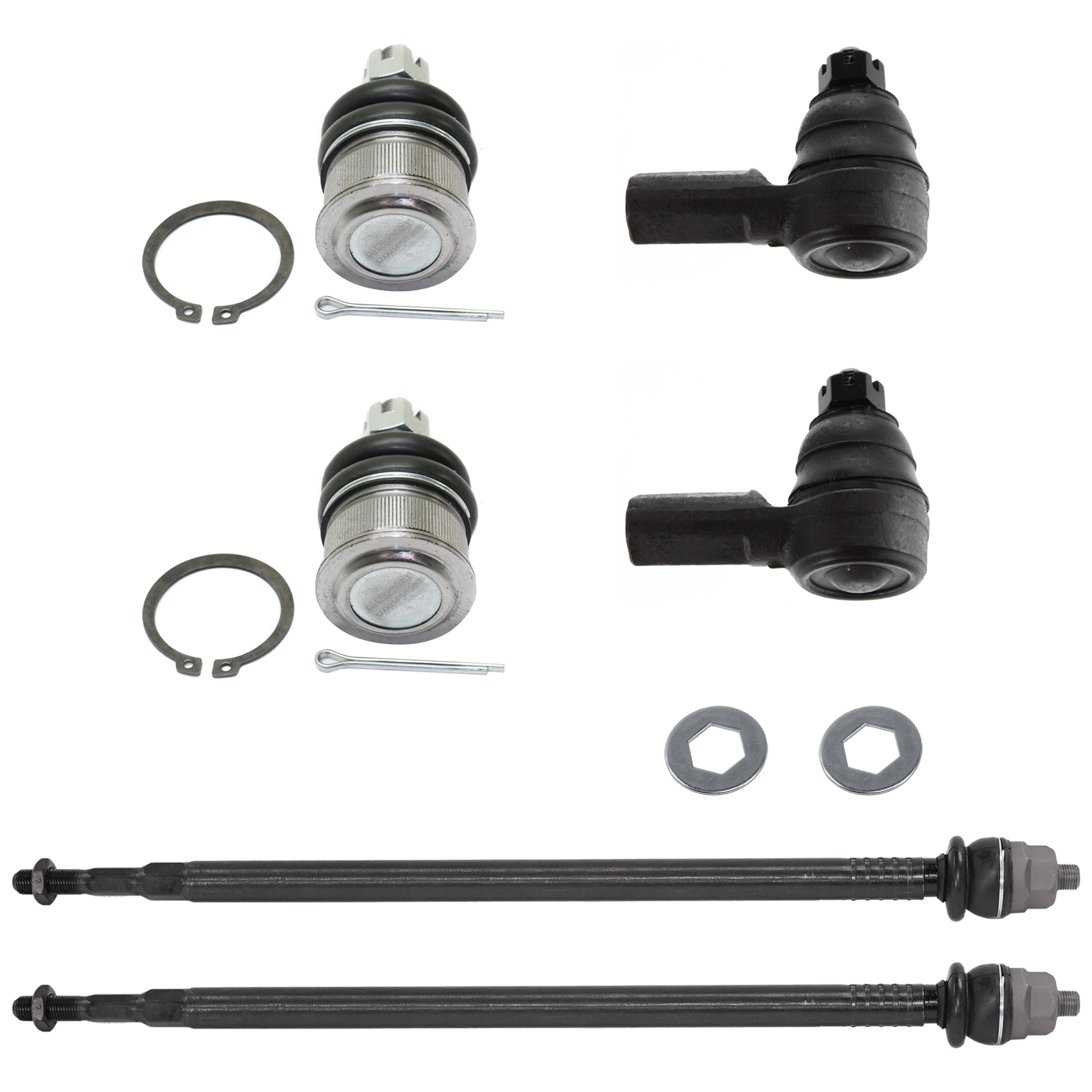 AM CIVIC 01-05 CR V 02-06 FRONT SUSPENSION KIT 6 pc Kit with Ball Joint and Tie Rod End SKU KIT 061324-132 OEM 2601661-5051369-10480223-45D23