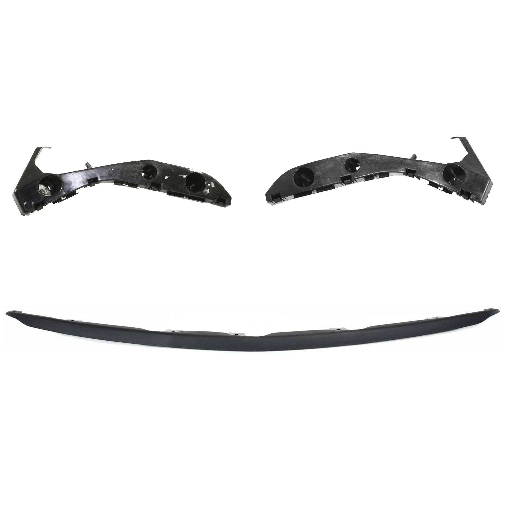 AM PRIUS 06-09 FRONT VALANCE Lower 3 pc kit Textured with Bumper Bracket SKU KIT 061324-16 Partslink TO1093114 TO1042109 TO1043109 OEM 7685147010-5211647010-52115470
