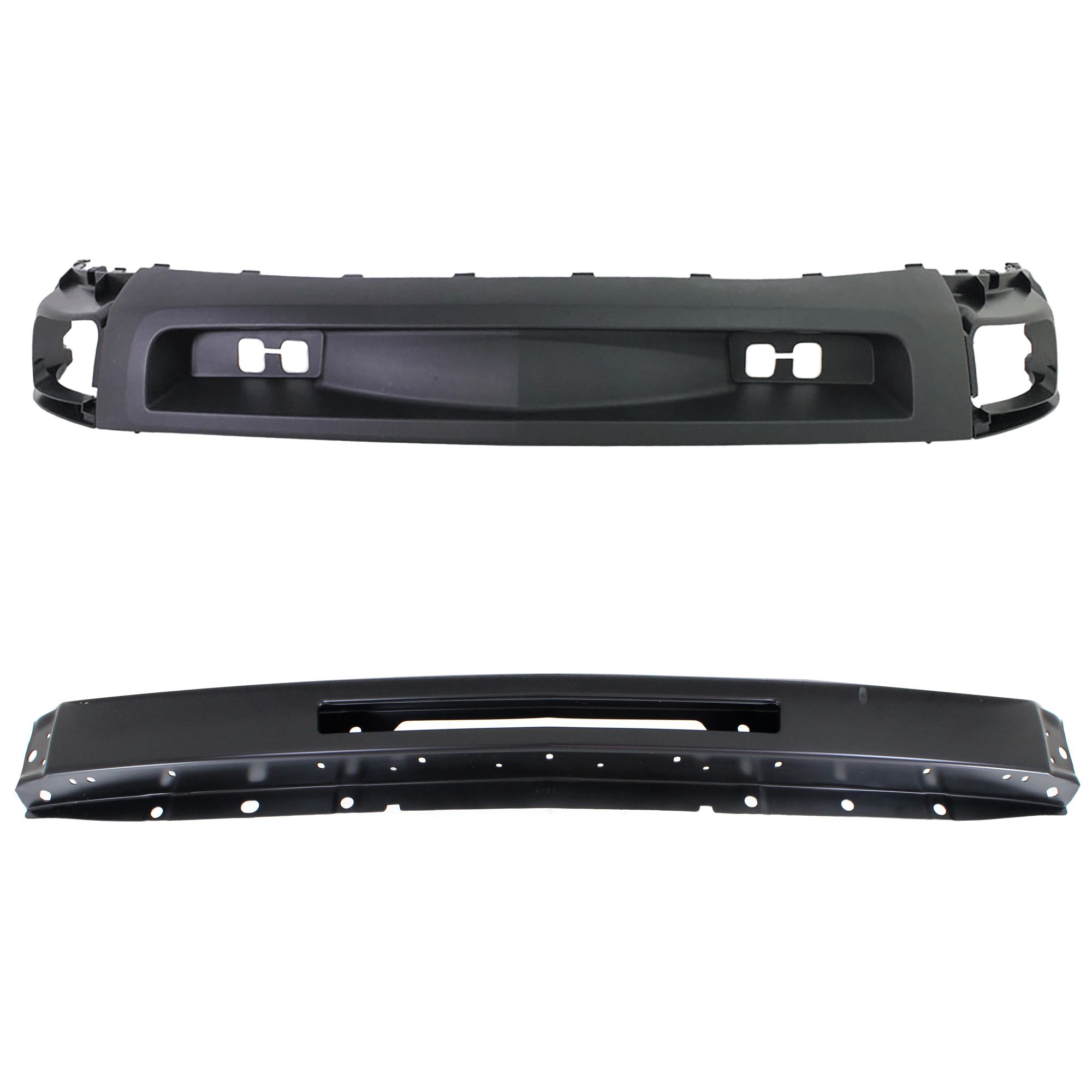 AM SILVERADO 2500-350HD 07-10 FRONT BUMPER 2 pc kit with Valance SKU KIT 061324-19 Partslink GM1002836 GM1092202 OEM 15941837-15941850-15915505