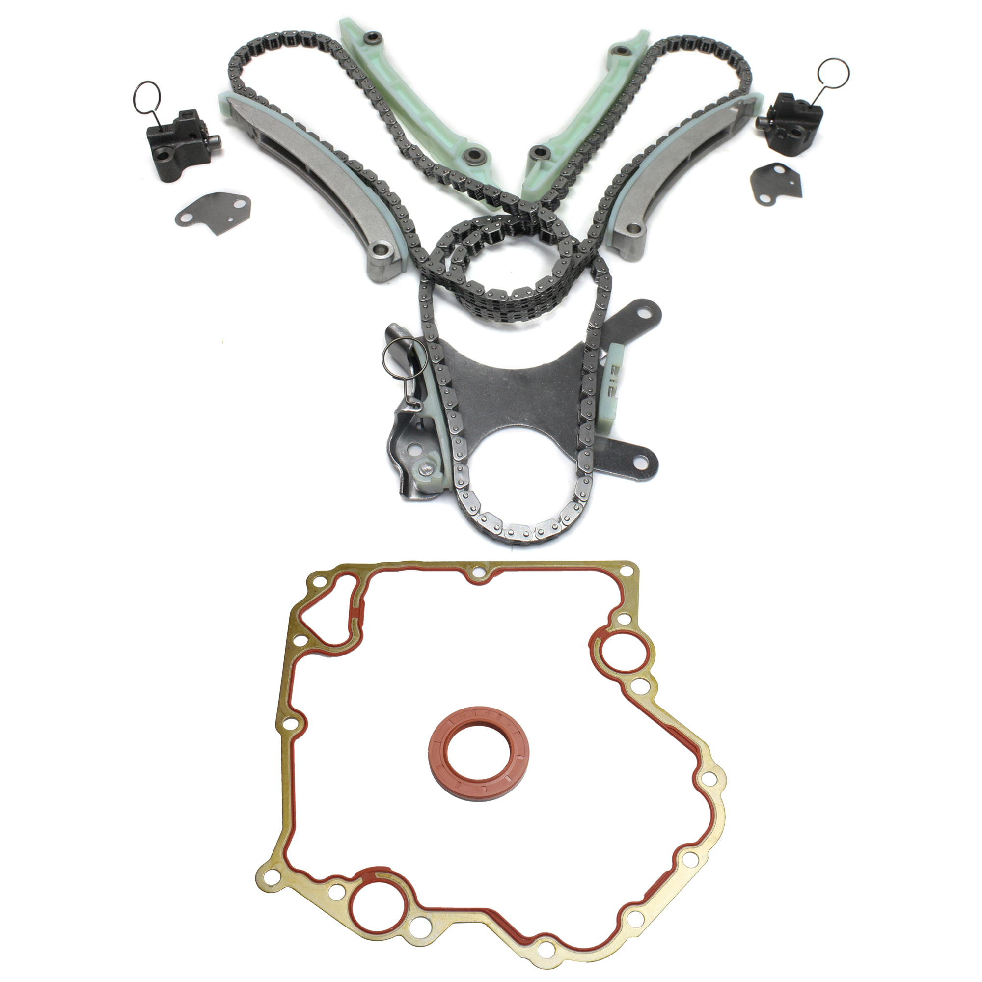 AM DAKOTA 00-03 GRAND CHEROKEE 99-03 TIMING CHAIN KIT 2 pc kit with Timing Cover Gasket SKU KIT 061324-29 OEM 90393SX 14673-151020901 ATC265