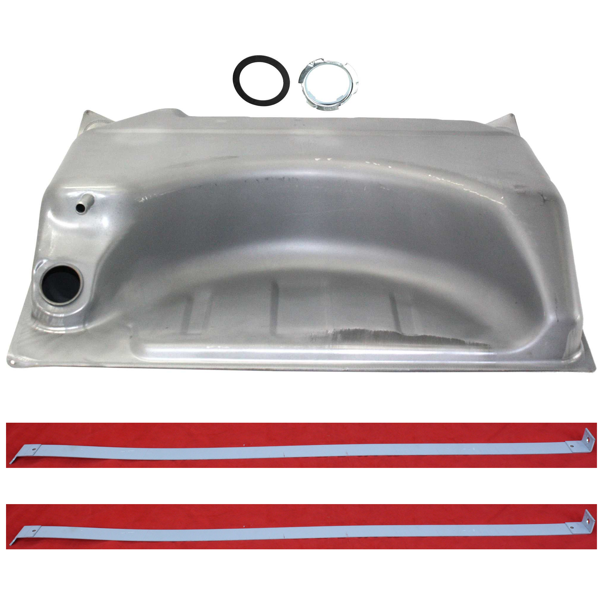AM CHARGER SATELLITE 66-67 FUEL TANK 3 pc kit with Fuel Tank Strap SKU KIT 061324-34 OEM 2852028