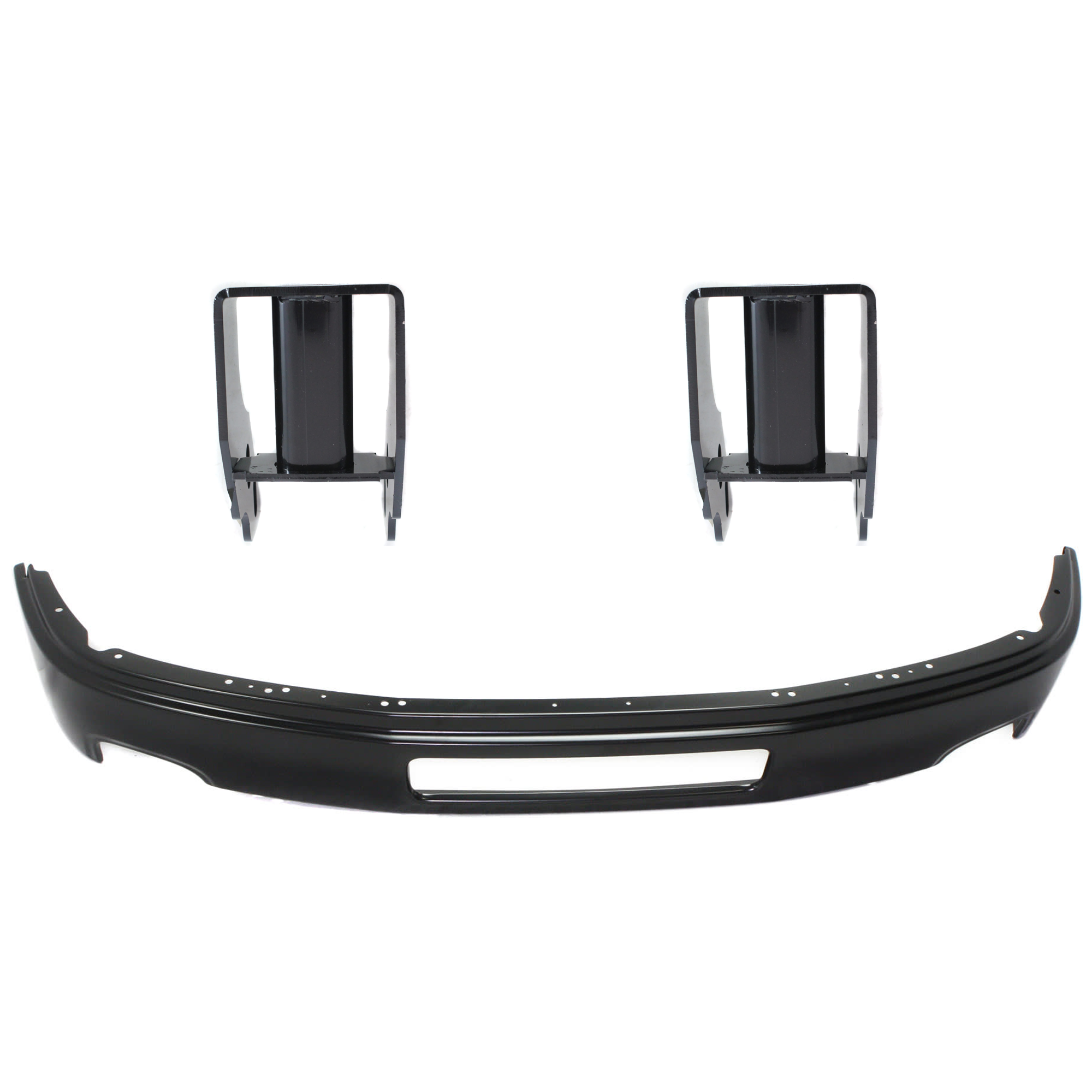 AM SIERRA 2500-3500 HD 11-14 FRONT BUMPER 3 pc kit with Bumper Bracket SKU KIT 061324-36 Partslink GM1002840 GM1066195 OEM 23123402-20966182