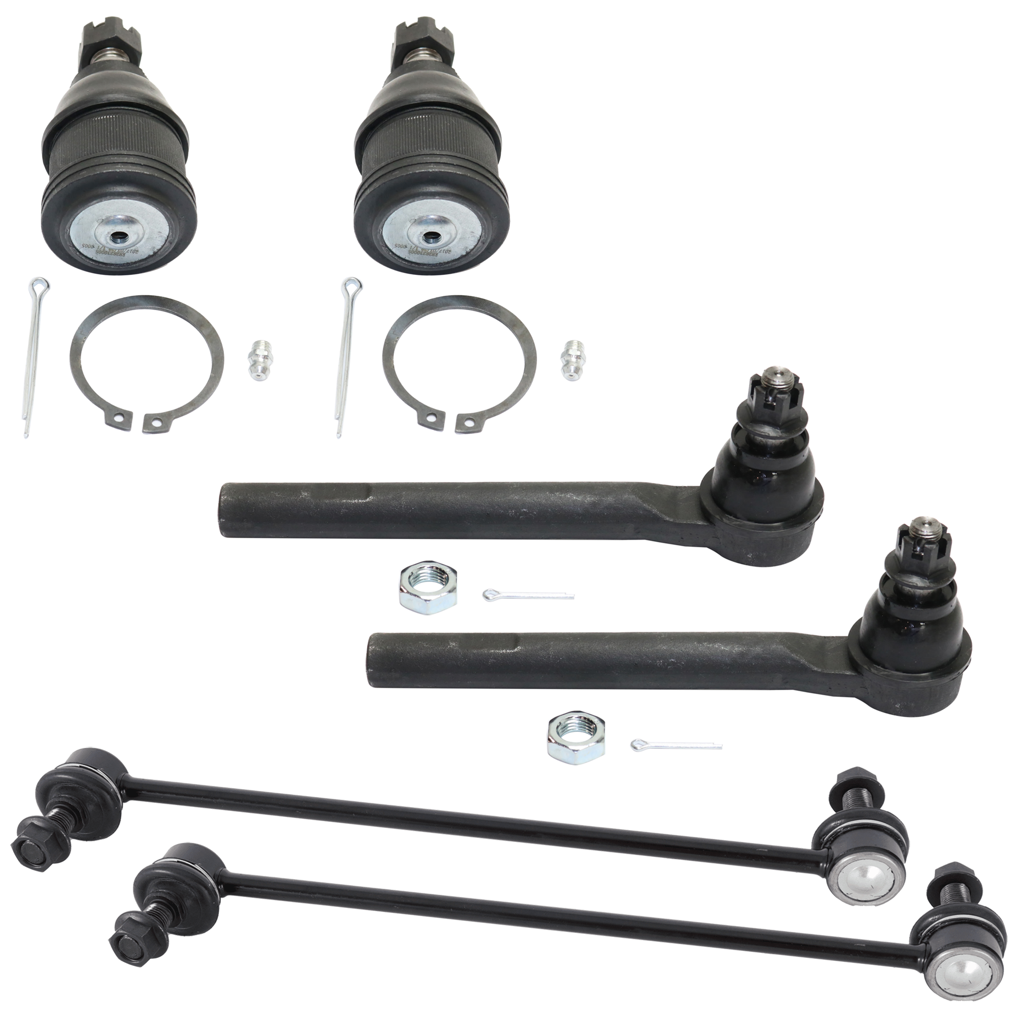 AM ODYSSEY 05-10 FRONT SUSPENSION KIT RH AND LH 6 pc Kit with Ball Joint Sway Bar Link and Tie Rod End SKU KIT 061324-52 OEM 2601702-5051401-45D2418-51350S