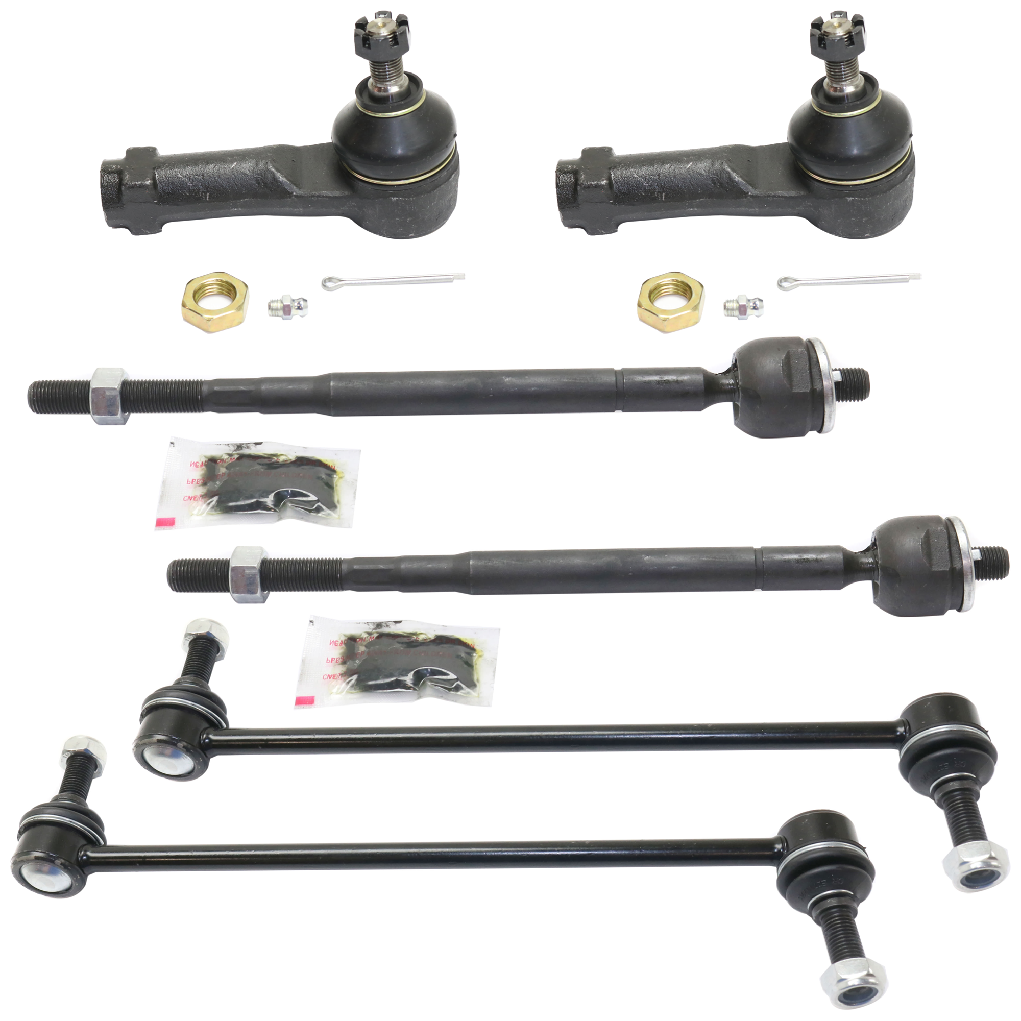 AM ODYSSEY 99-01 FRONT SUSPENSION KIT 6 pc Kit with Sway Bar Link and Tie Rod End SKU KIT 061324-54 OEM 18315-1015302-2651497-5451288
