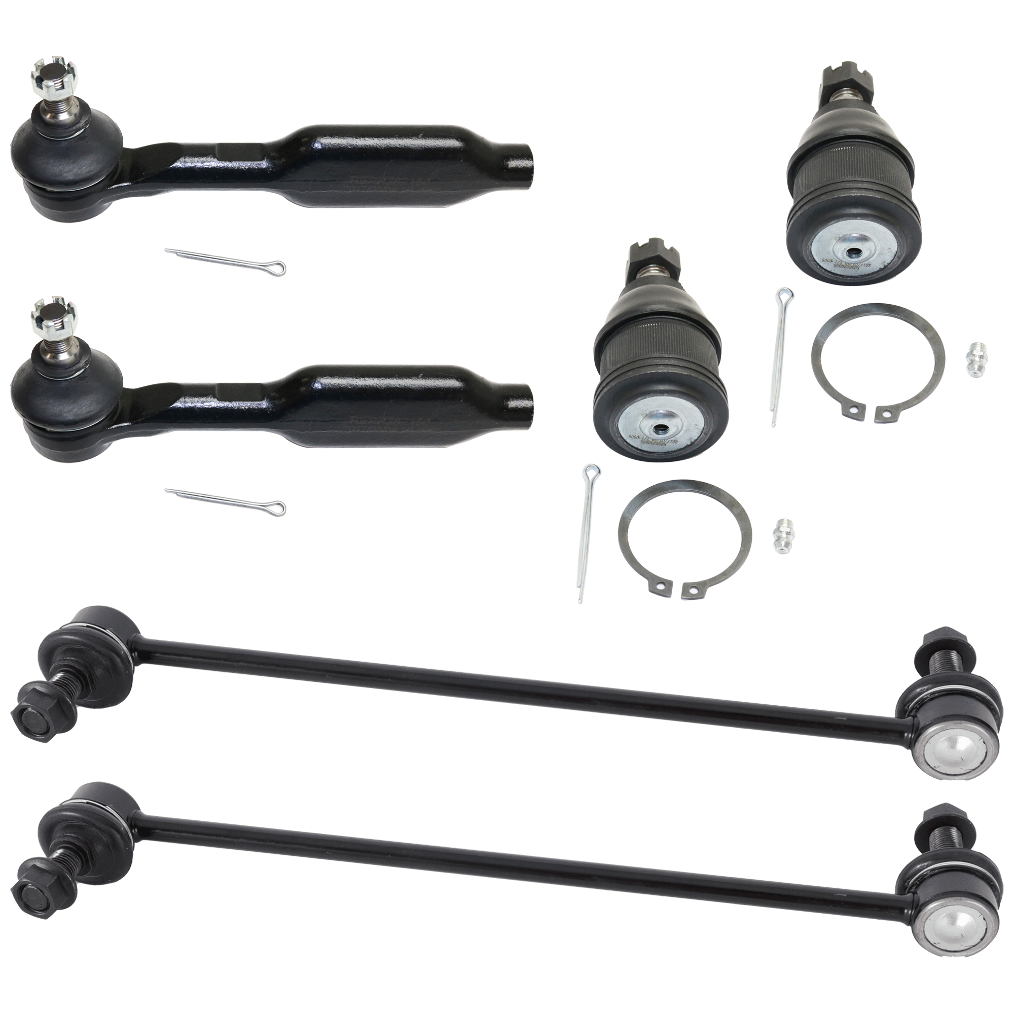 AM ODYSSEY 05-09 FRONT SUSPENSION KIT RH AND LH 6 pc Kit with Ball Joint Sway Bar Link and Tie Rod End SKU KIT 061324-55 OEM 2601702-5051401-45D2418-51350S