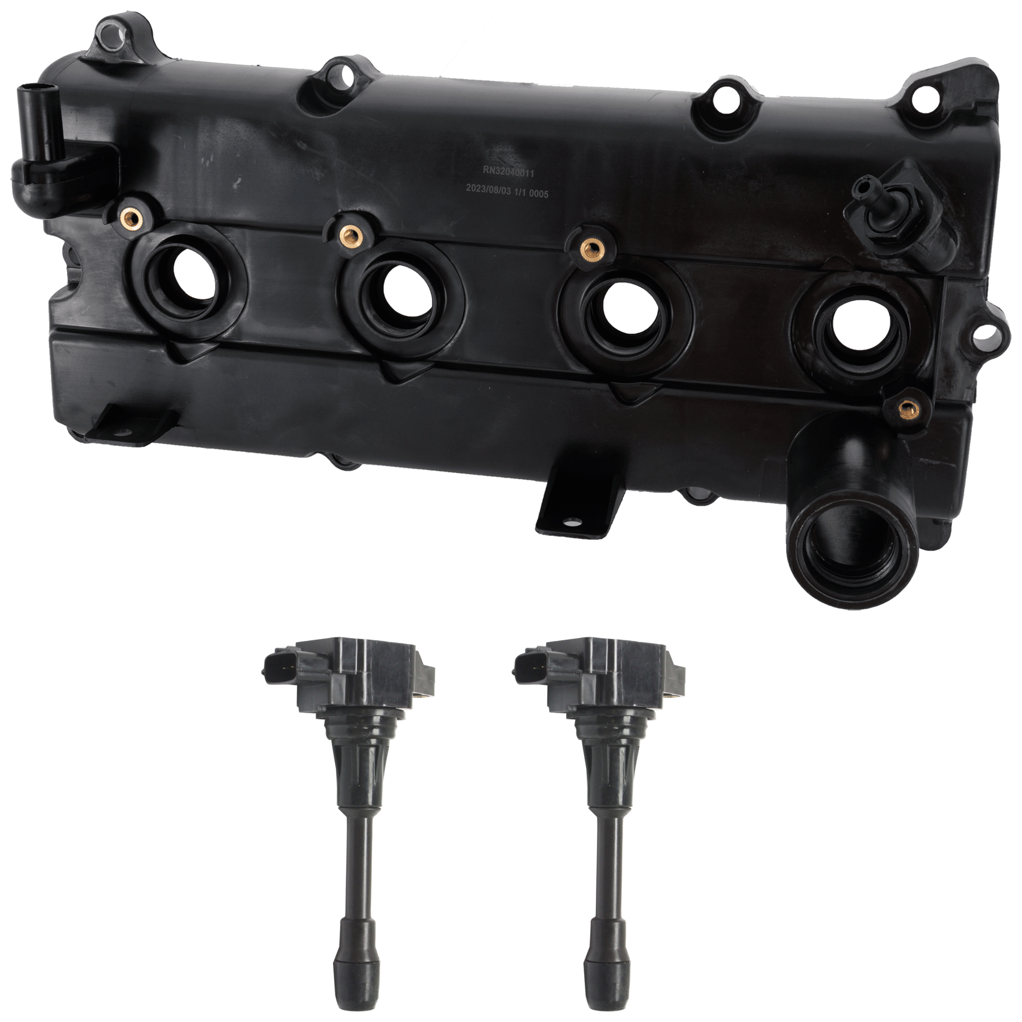 AM FRONTIER 05-19 VALVE COVER 4 Cyl 2.5L Eng. 3 pc Kit with Ignition Coil SKU KIT 061324-80