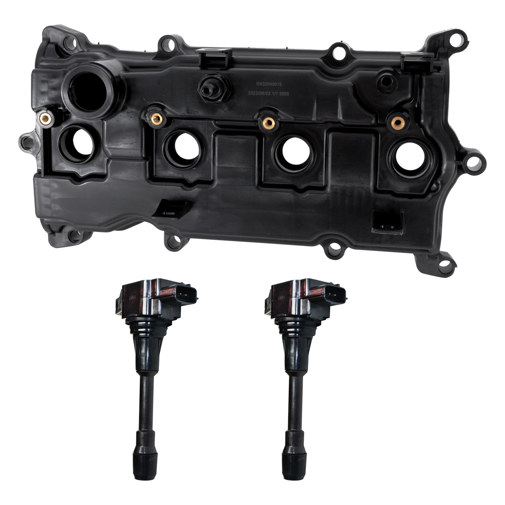 AM ALTIMA 13-18 QX60-14-17 VALVE COVER 3 pc Kit 4 Cyl 2.5L Eng. with Ignition Coil SKU KIT 061324-86