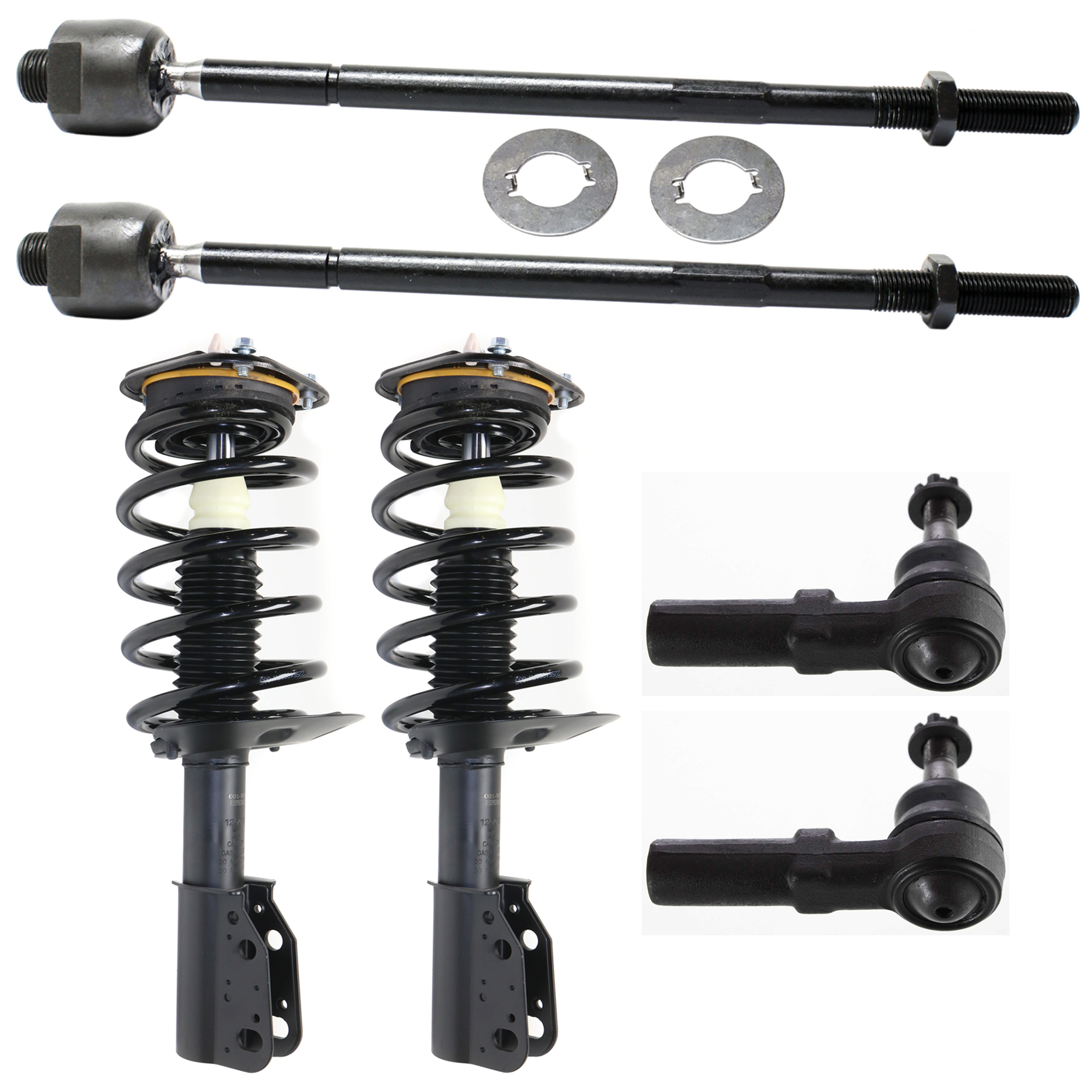 AM S SERIES 91-02 DTS 06-10 FRONT SUSPENSION KIT 6 pc kit Inner and Outer Loaded Strut SKU KIT 061324-94 OEM 88955457-88955458-382504-38250