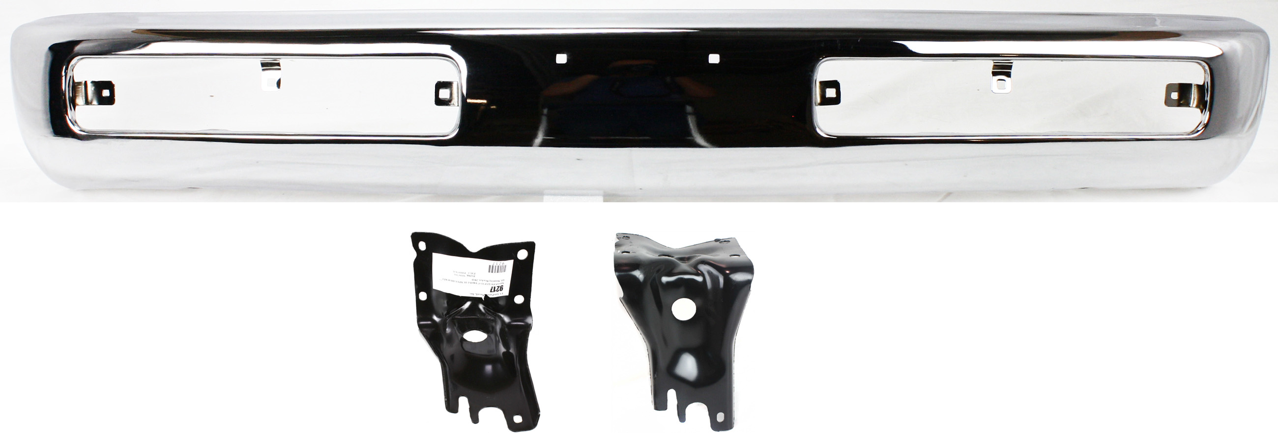 AM NISSAN PICKUP 96-97 FRONT BUMPER 3 pc Kit with Bumper Bracket SKU KIT 061417-48 Partslink NI1002127 NI1067104 NI1066104 OEM F20123B900-6221257G00-6221357G