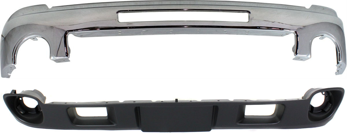AM SIERRA 2500 HD 3500 HD 11-14 FRONT BUMPER 2 pc kit with Valance Exc. Denali Model SKU KIT 061417-88 Partslink GM1002839 OEM 25998989-22755085 PFM