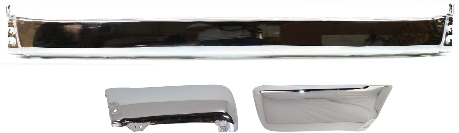 AM 4RUNNER 99-02 STEP BUMPER FACE BAR AND PAD 3 pc Kit w o Pad w Pad Provision w o Mounting Bracket w Bumper End w o Sport Pkg. SR5 Model SKU KIT 061517-11 Partslink TO1102228 TO1104101 TO1105101 OEM 5210535360-5210735051-52106350