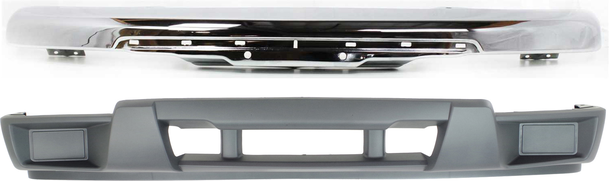 AM COLORADO CANYON 04-12 FRONT BUMPER COVER 2 pc Kit with Bumper SKU KIT 061517-15 Partslink GM1000723 GM1002460 OEM 12335806-19210442