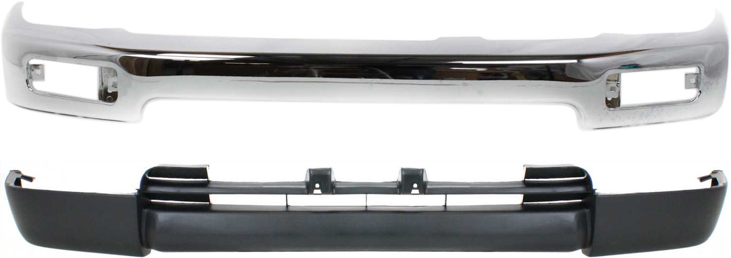AM 4RUNNER 96-98 FRONT BUMPER 2 pc Kit with Valance SKU KIT 061517-19 Partslink TO1002172 TO1095176 OEM 5210135320-5391135910