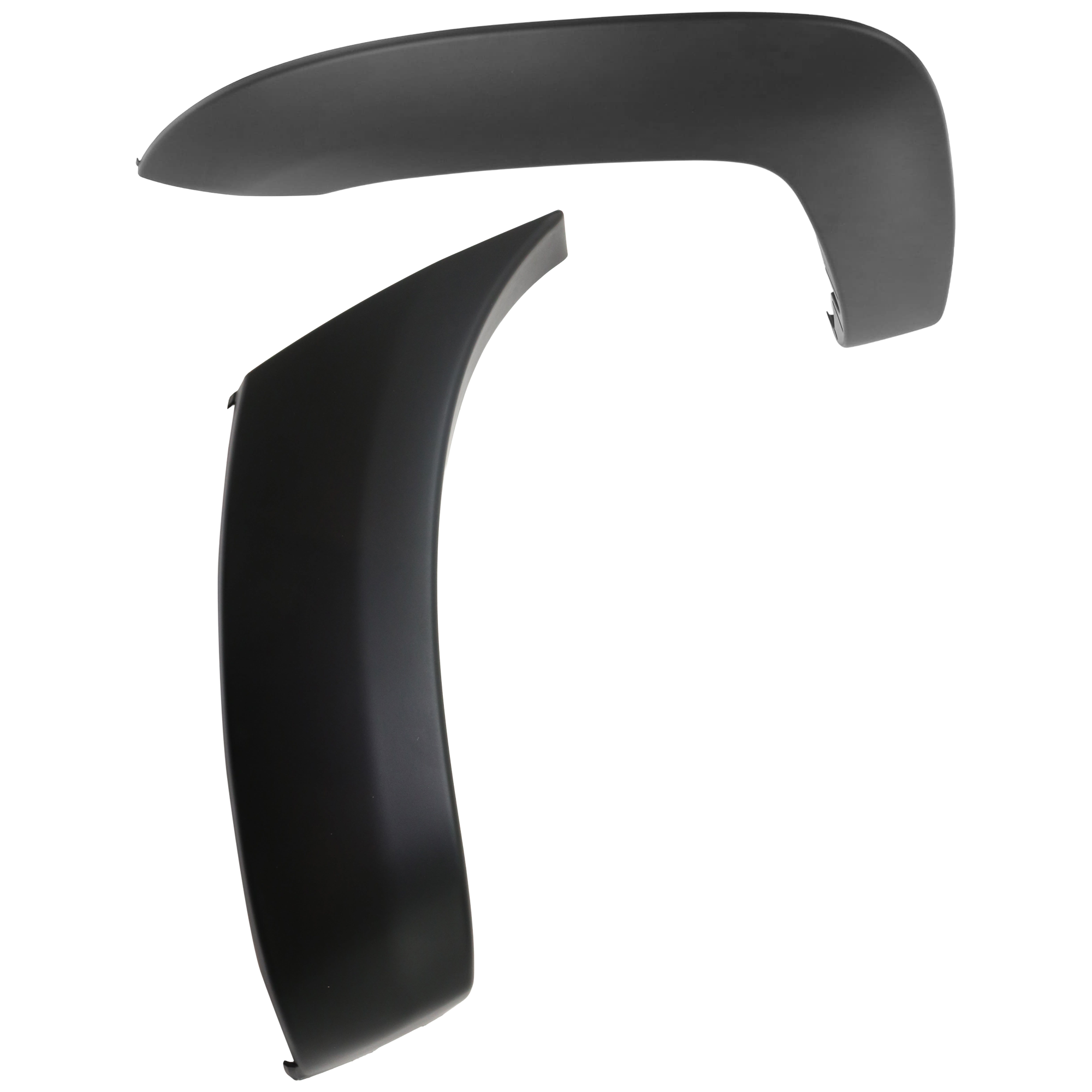 AM TACOMA 05-11 FRONT WHEEL OPENING MOLDING LH 2 pc Kit OE Style Textured Black with Bumper End SKU KIT 061626-04 Partslink TO1268106C TO1004170 OEM 7587204030-5211304020