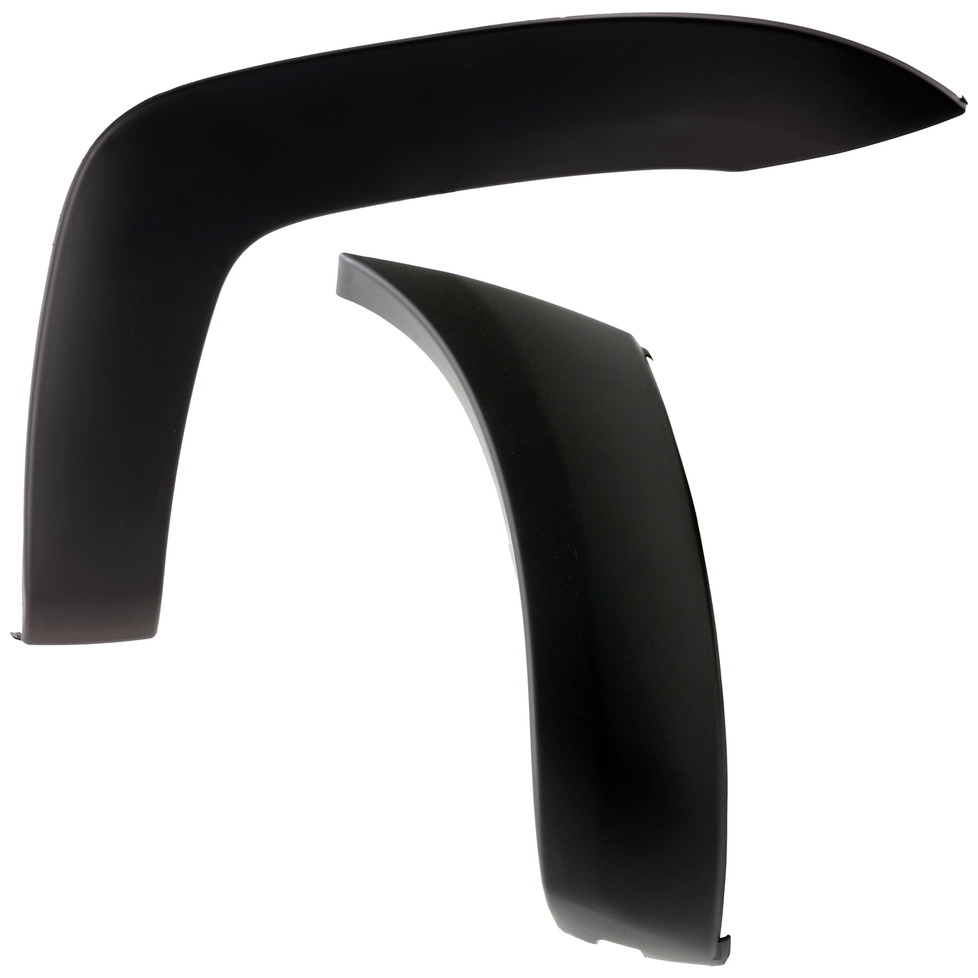 AM TACOMA 05-11 FRONT WHEEL OPENING MOLDING RH 2 pc Kit OE Style Textured Black with Bumper End SKU KIT 061626-08 Partslink TO1269106 TO1005170 OEM 7587104030-5211204020