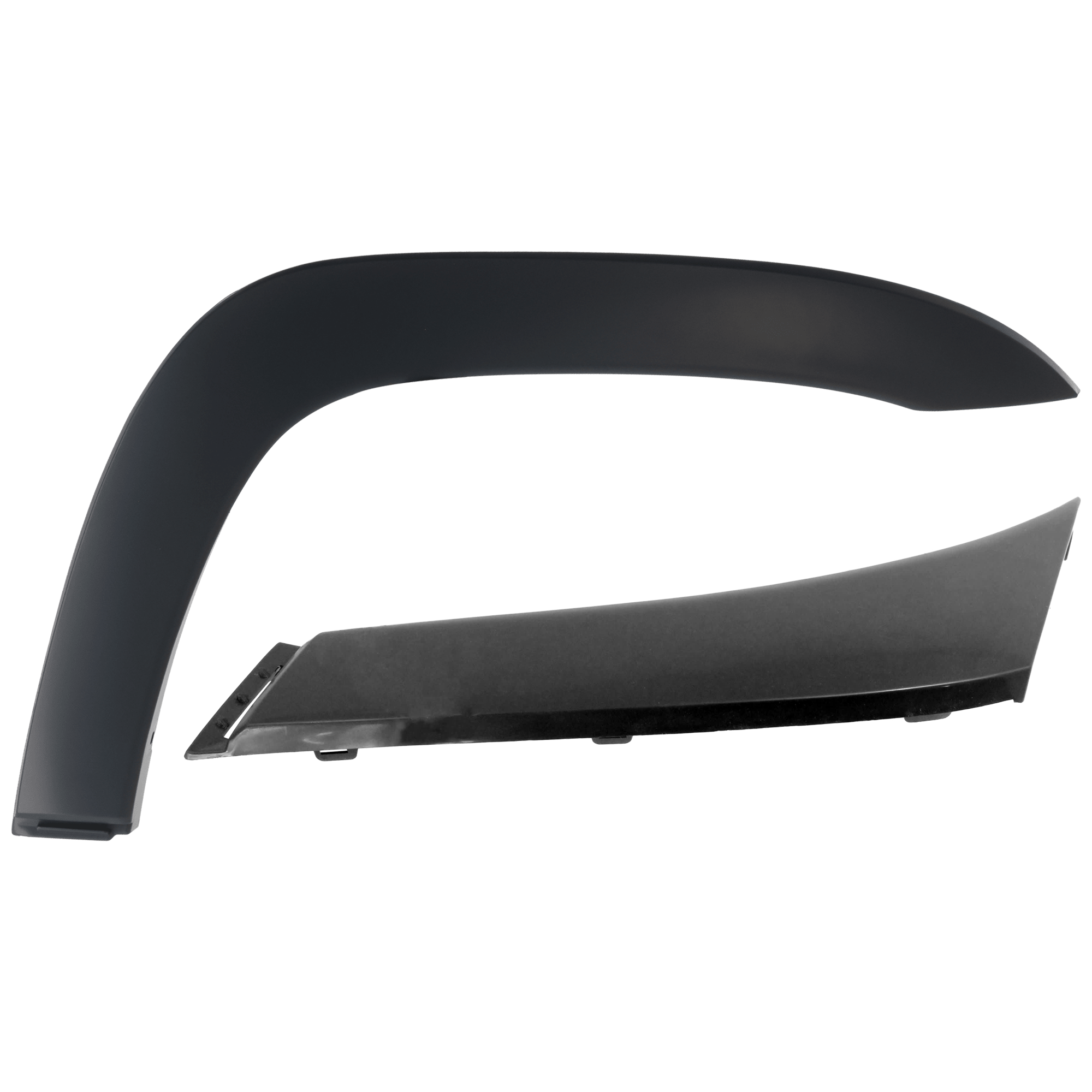 AM TACOMA 05-12 FRONT WHEEL OPENING MOLDING RH 2 pc Kit OE Style Primed with Bumper End SKU KIT 061626-10 Partslink TO1269105 TO1005176 OEM 7508504050C0-5211204903