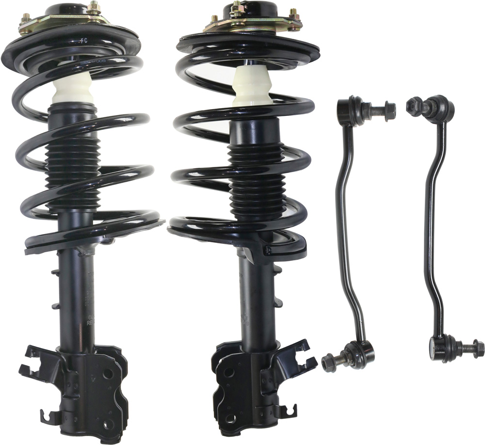 AM ALTIMA 02-06 MAXIMA 04-08 FRONT SUSPENSION KIT RH AND LH 4 pc kit with Loaded Struts and Sway Bar Links SKU KIT 061817-02 OEM 543037Y426 E43037Y01B 543027Y4