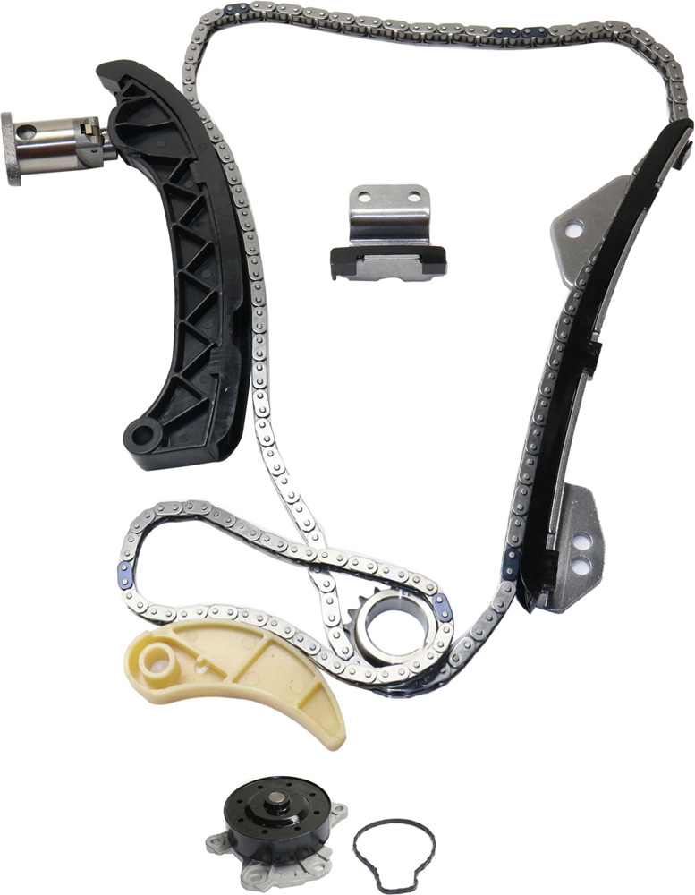 AM COROLLA 09-15 XD 08-14 TIMING CHAIN KIT 2 pc kit with Water Pump SKU KIT 061817-05 OEM 12191-20970-20987-41033-41201