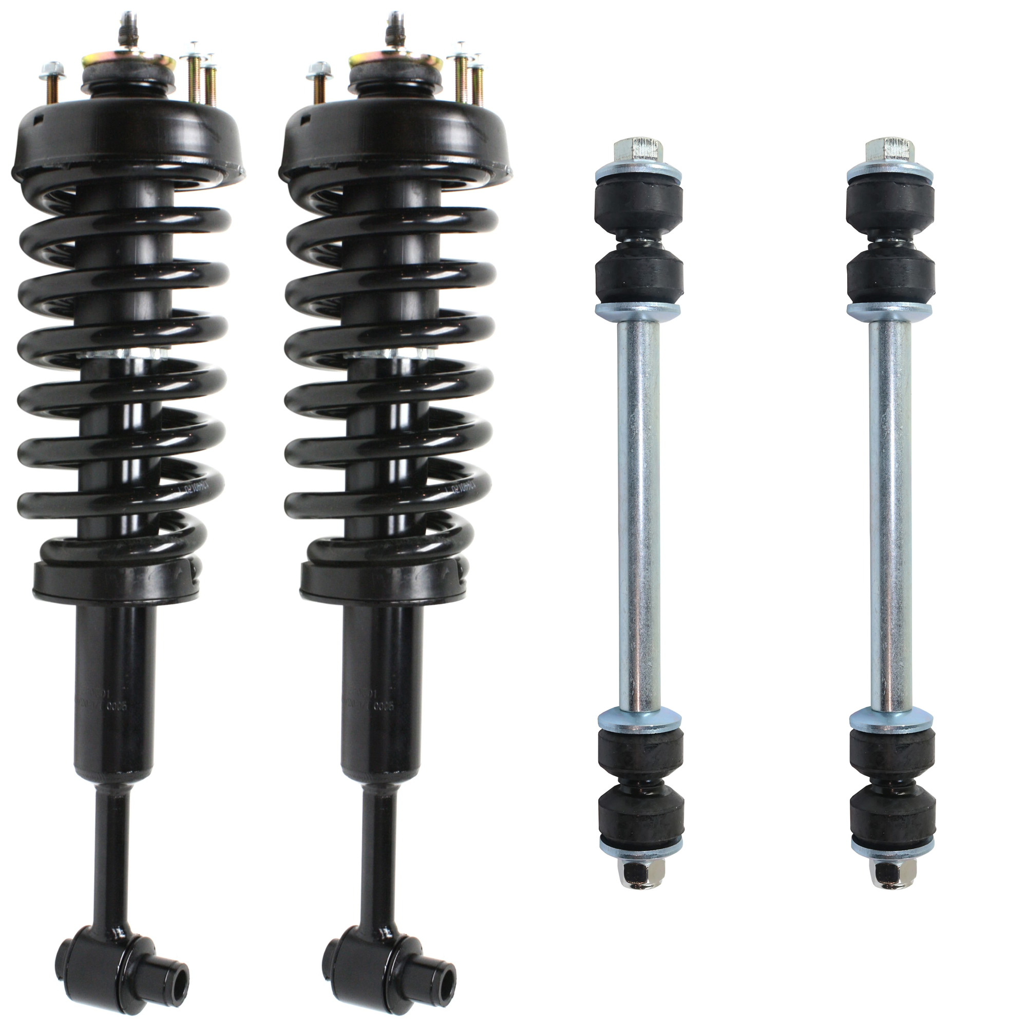 AM EXPLORER MOUNTAINEER 02-03 FRONT SUSPENSION KIT 4 pc Kit with Shock Absorber and Strut Assembly and Sway Bar Link SKU KIT 061824-03 OEM 3U2Z18124PAA 688000-1016770-26