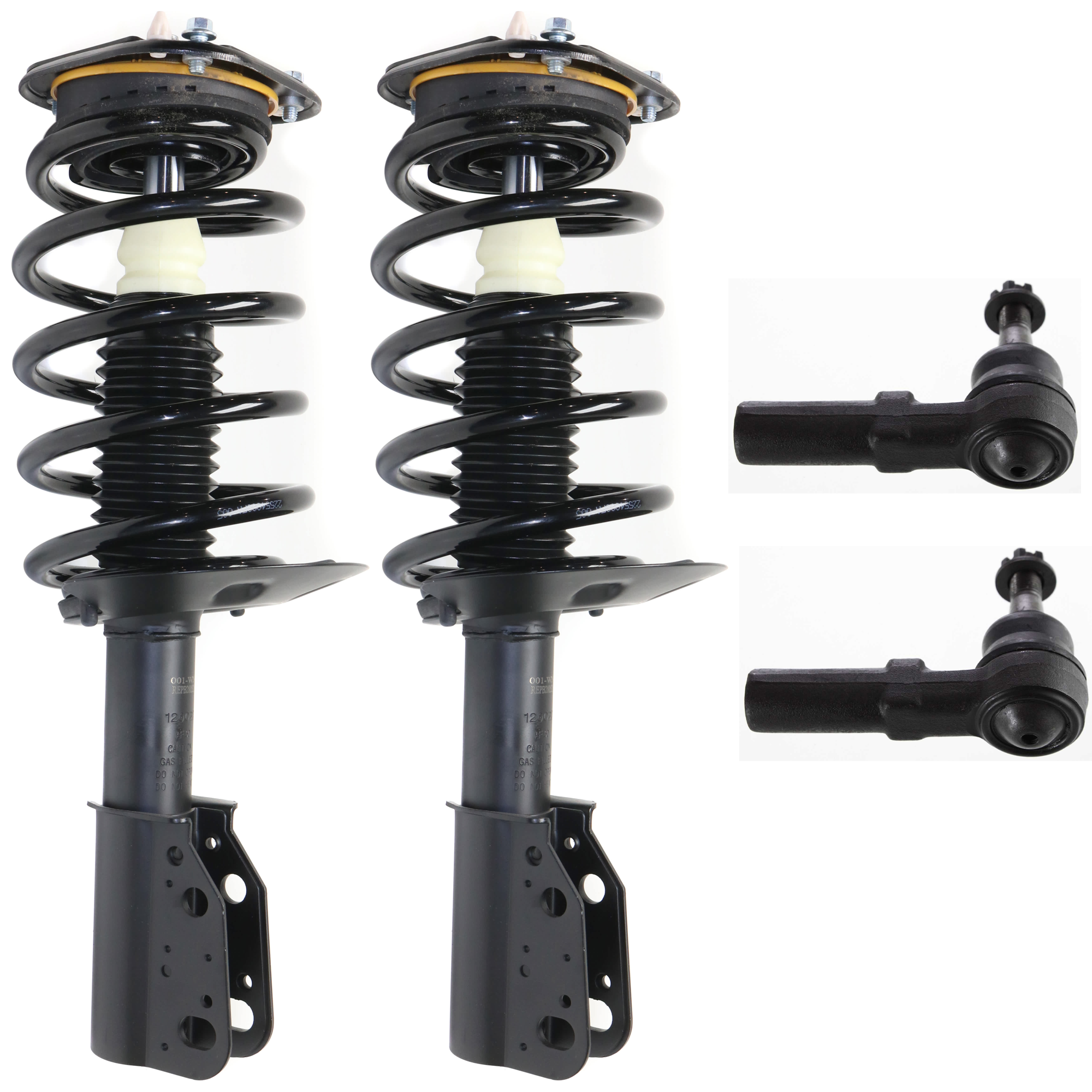 AM PARK AVENUE 98-05 RIVIERA 98-99 FRONT SUSPENSION KIT RH AND LH 4 pc kit with Shock Absorber and Strut Assembly and Tie Rod End SKU KIT 061824-08 OEM 88955457-88955458-382041-26931