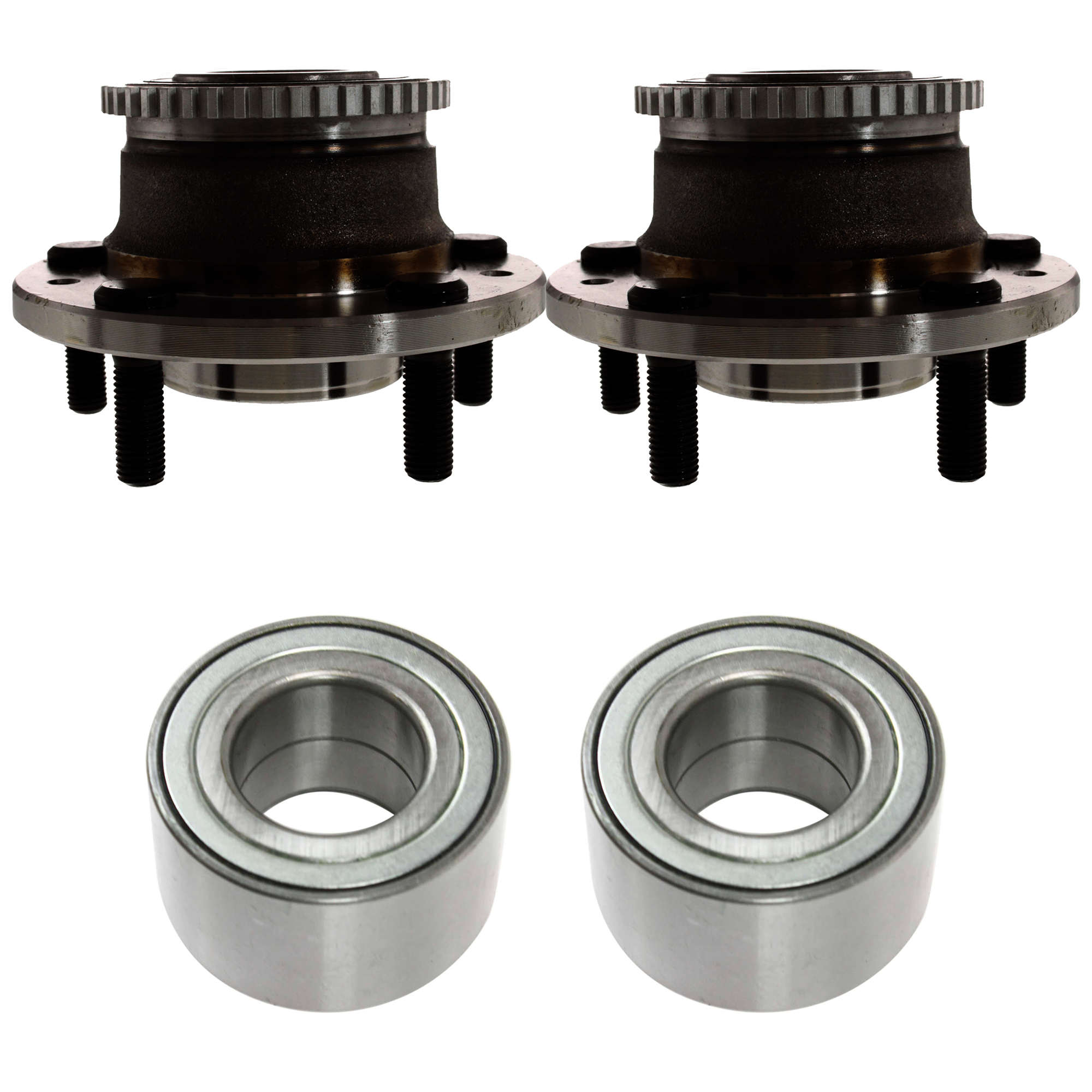 AM FUSION 06-12 FUSION 07-12 FRONT AND REAR SUSPENSION KIT RH AND LH 4 pc kit with Wheel Bearing and Wheel Hub SKU KIT 061824-22 OEM 102109-516229-712271-40645001
