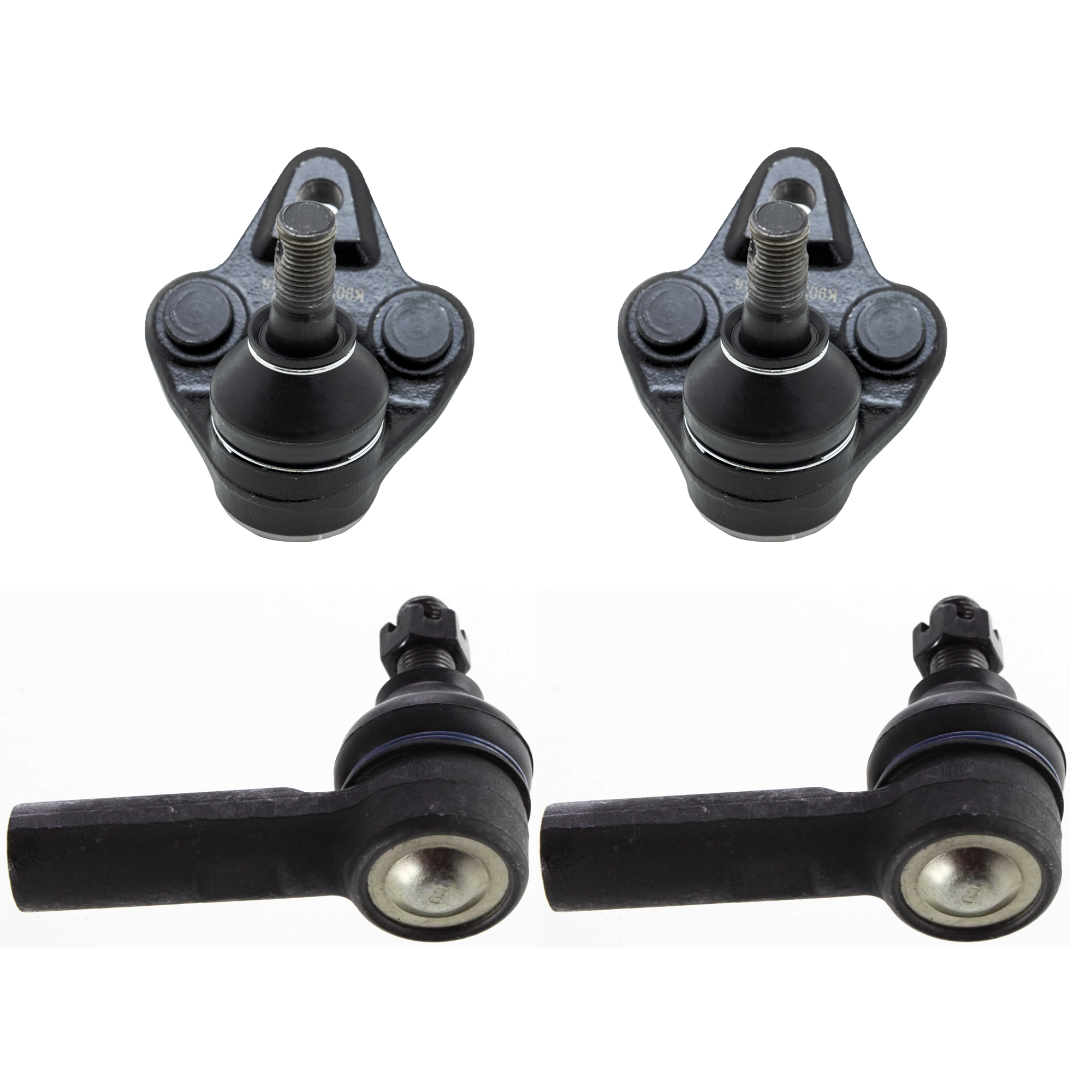 AM COROLLA 96-02 FRONT SUSPENSION KIT RH AND LH 4 pc Kit with Ball Joint and Tie Rod End SKU KIT 061824-23 OEM 104289-1014808-1015320-1015777