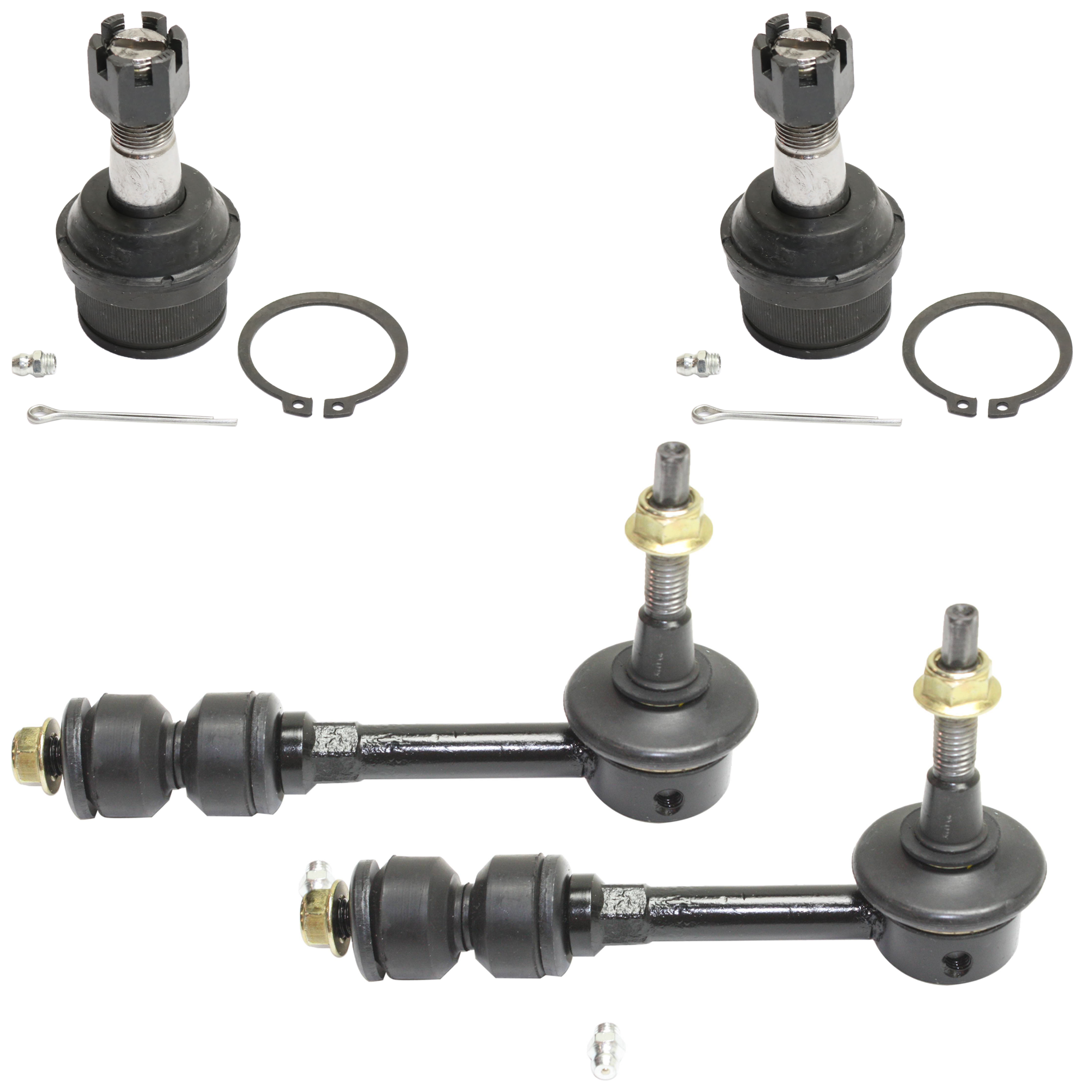 AM RAM 1500-00-01 FRONT SUSPENSION KIT 4 pc Kit with Ball Joint and Sway Bar Link SKU KIT 061824-25 OEM 104325-2601550-5051289-45D2289