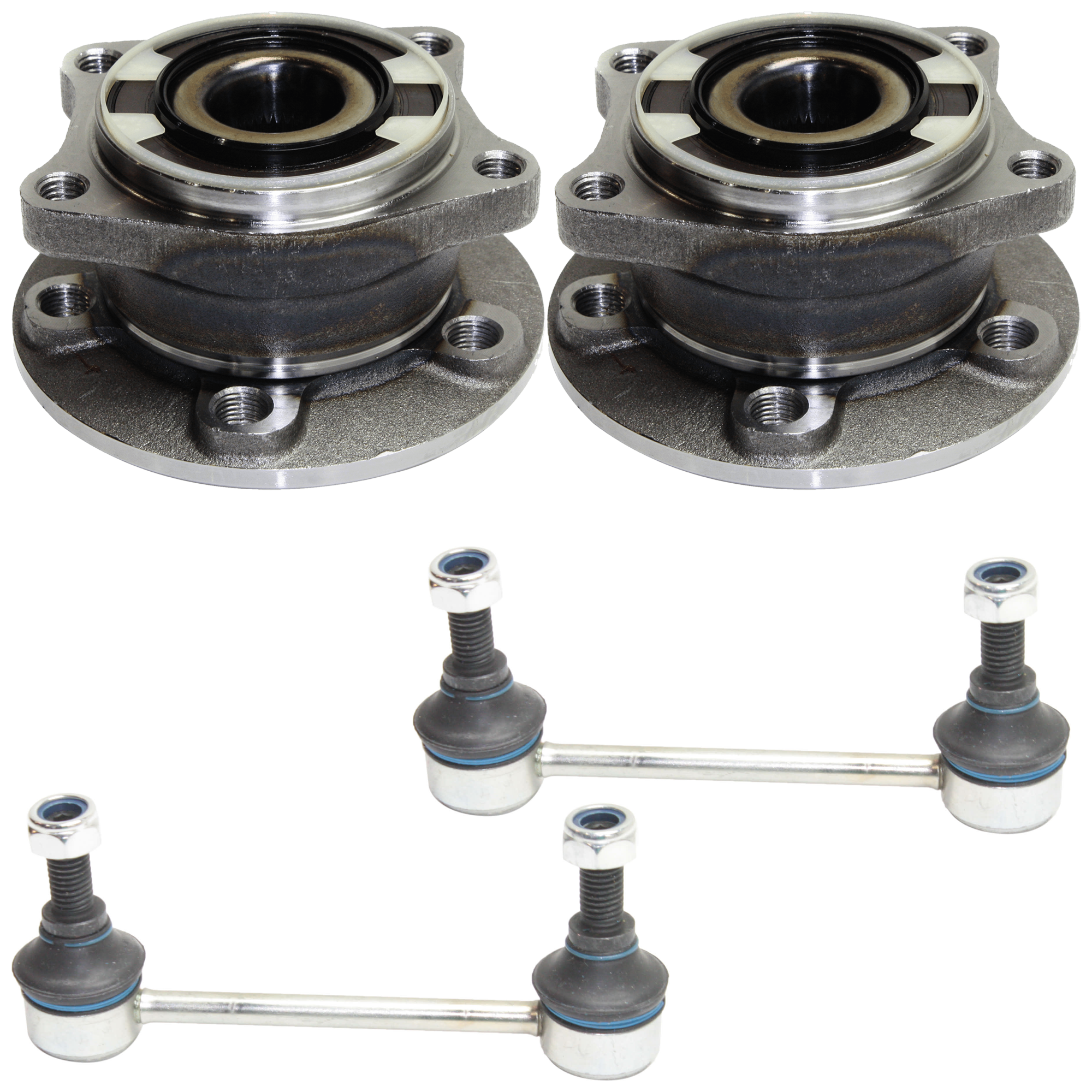 AM XC90-03-14 REAR SUSPENSION KIT 4 pc Kit with Sway Bar Link and Wheel Hub SKU KIT 061824-27 OEM 1014938-1880447-2651702-545149