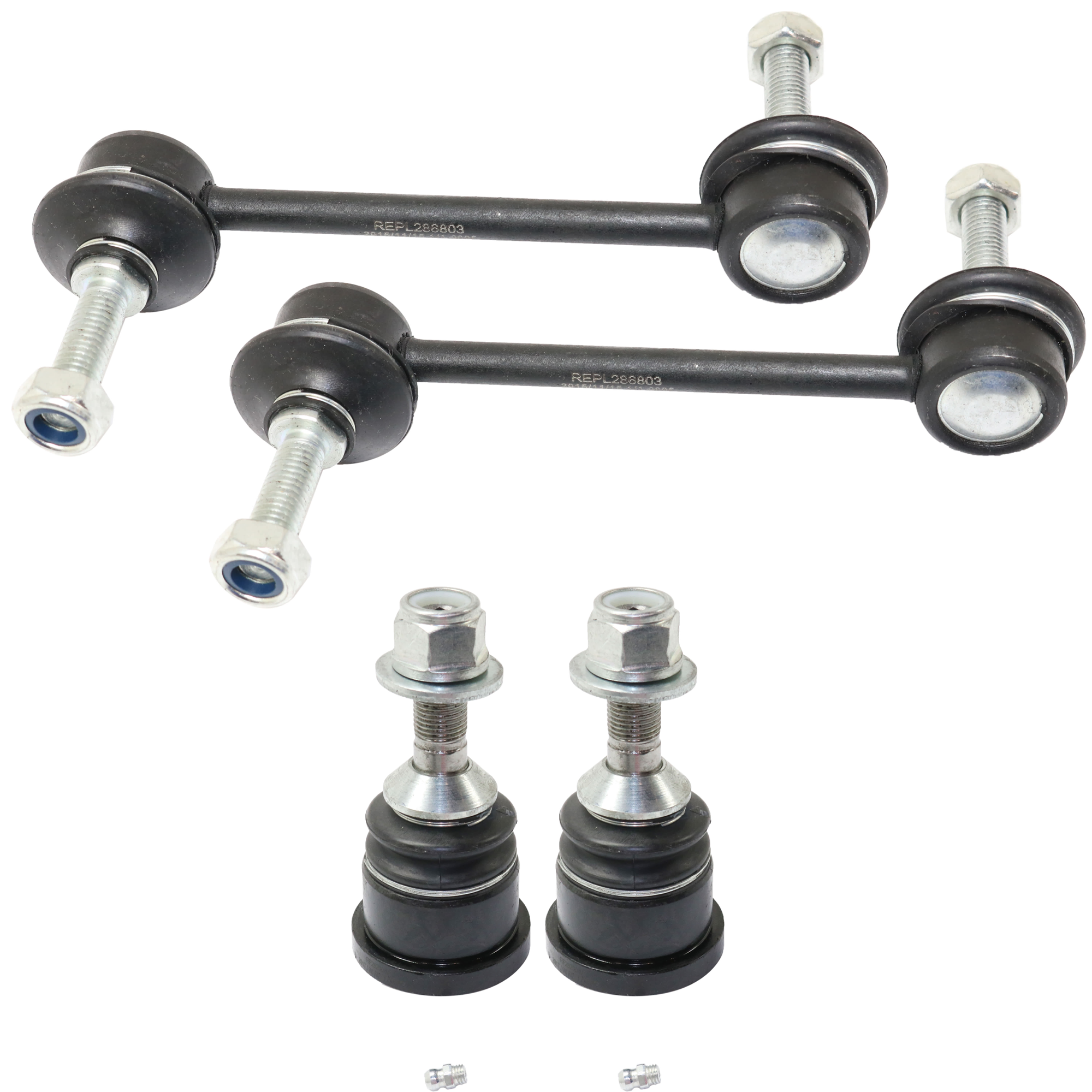 AM THUNDERBIRD 02-05 LS 02-06 FRONT SUSPENSION KIT 4 pc Kit with Ball Joint and Sway Bar Link SKU KIT 061824-30 OEM 45D1491-5051445-61061016-6W4Z3