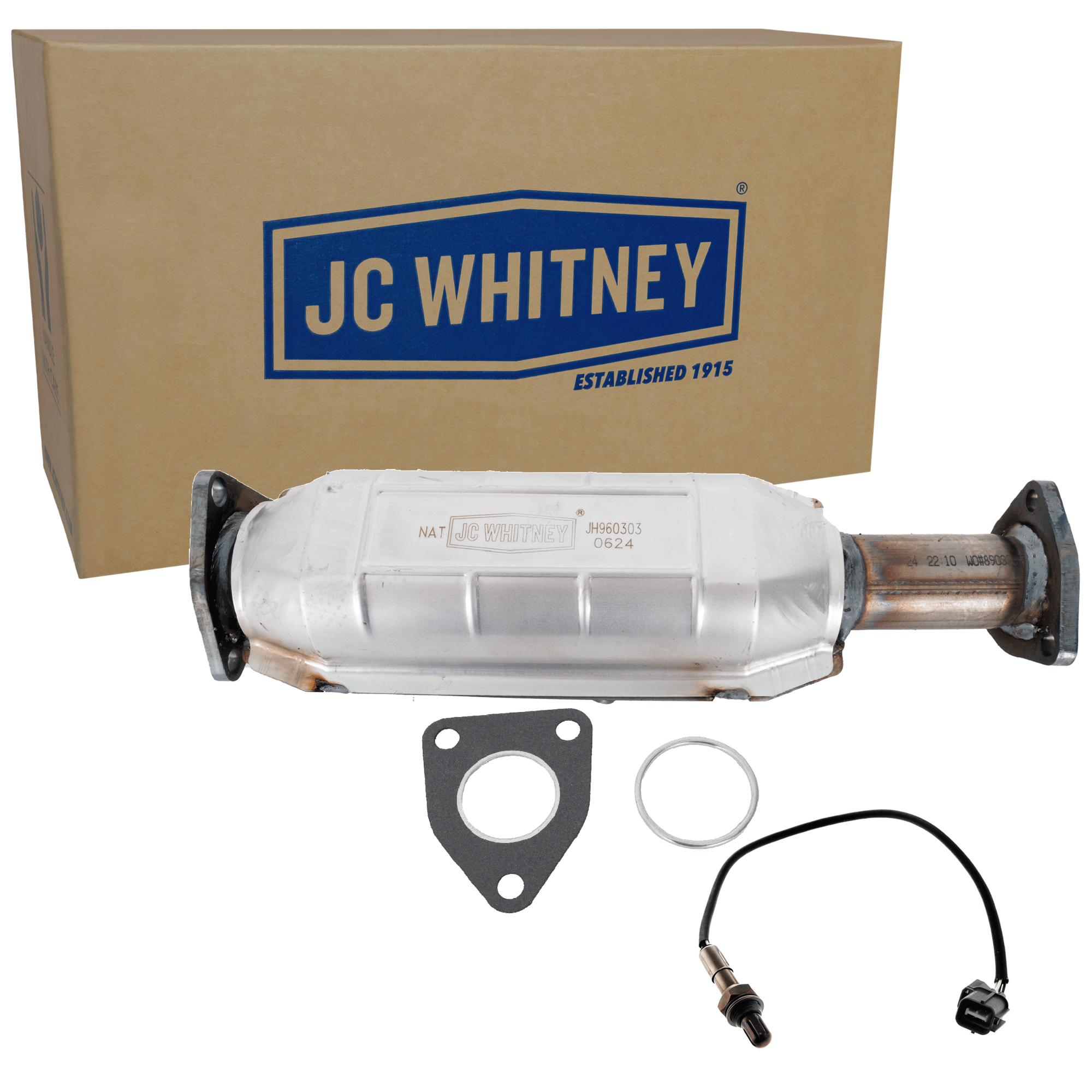 AM ODYSSEY 02-04 CATALYTIC CONVERTER 2 pc Kit with Oxygen Sensor SKU KIT 061824 R001