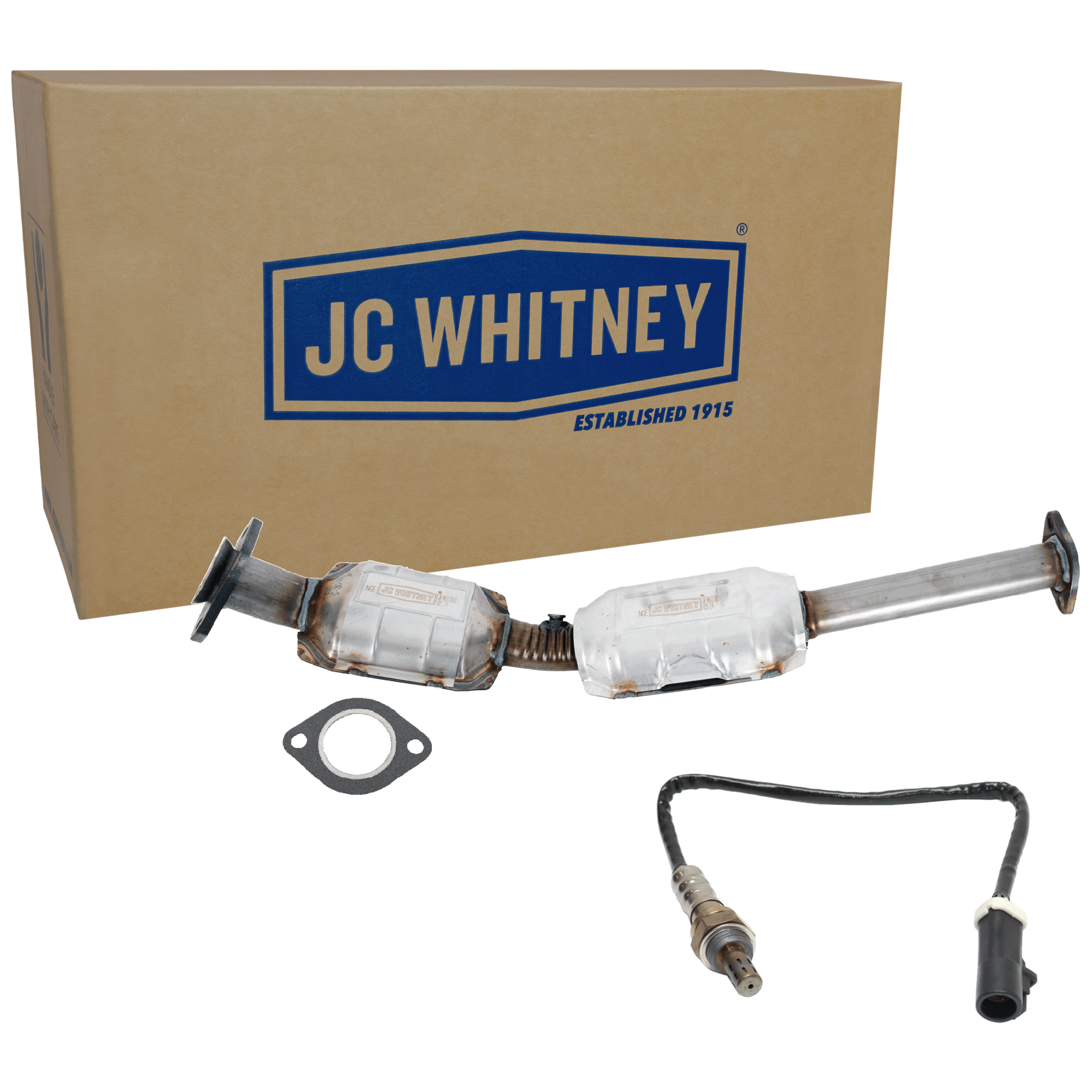 AM CROWN VICTORIA TOWN CAR 02-11 CATALYTIC CONVERTER LH 2 pc Kit with Oxygen Sensor SKU KIT 061824 R005