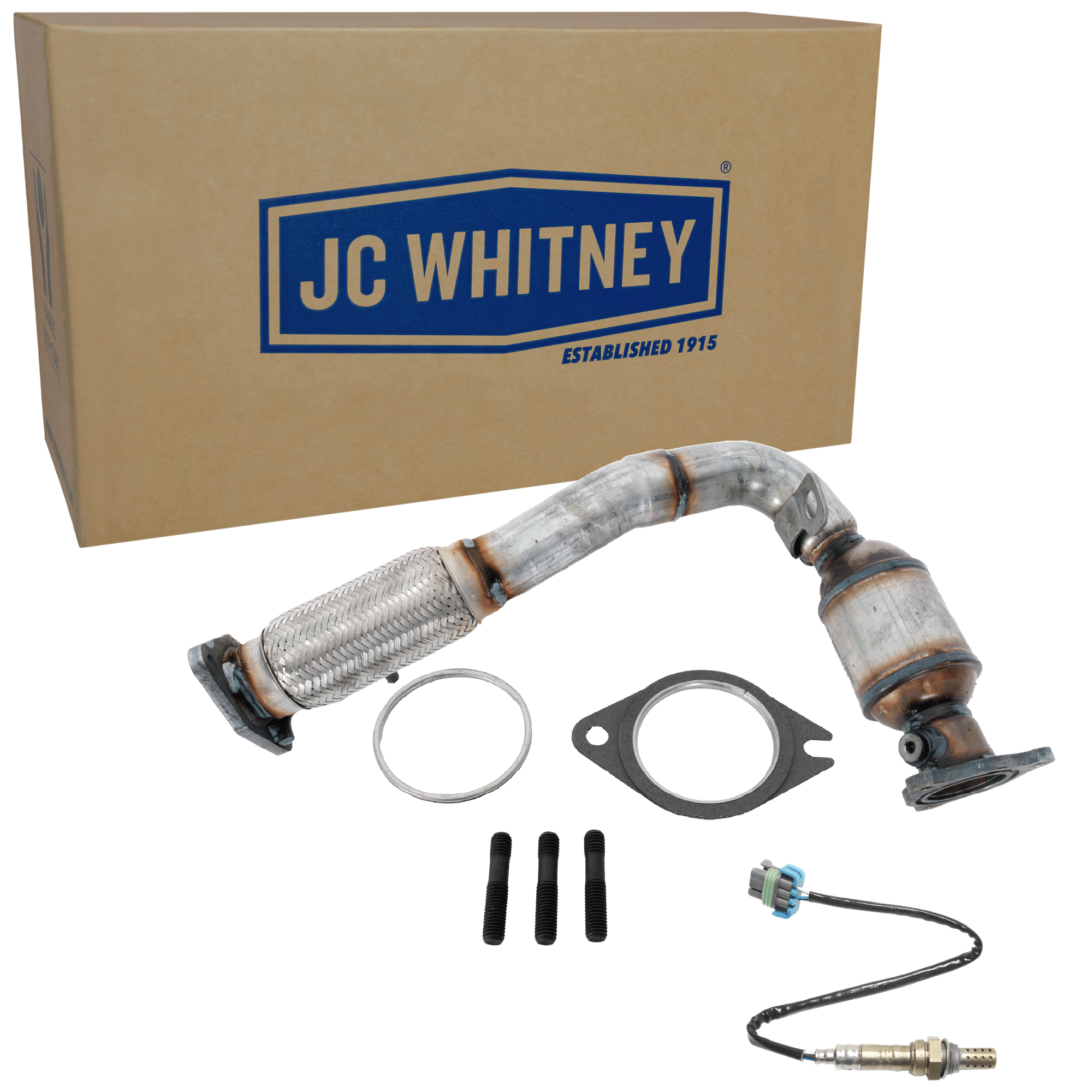 AM EQUINOX TERRAIN 15-17 CATALYTIC CONVERTER 2 pc Kit with Oxygen Sensor After Catalytic Converter SKU KIT 061824 R007