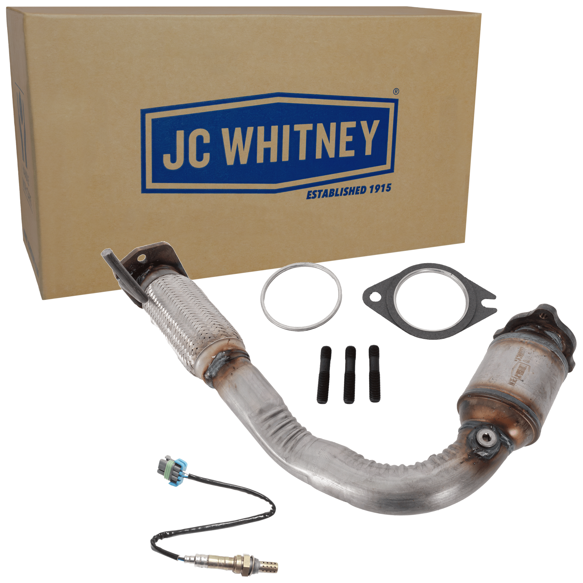 AM EQUINOX TERRAIN 10-14 CATALYTIC CONVERTER Front 2 pc Kit 4 Cyl 2.4L Eng. with Oxygen Sensor SKU KIT 061824 R013