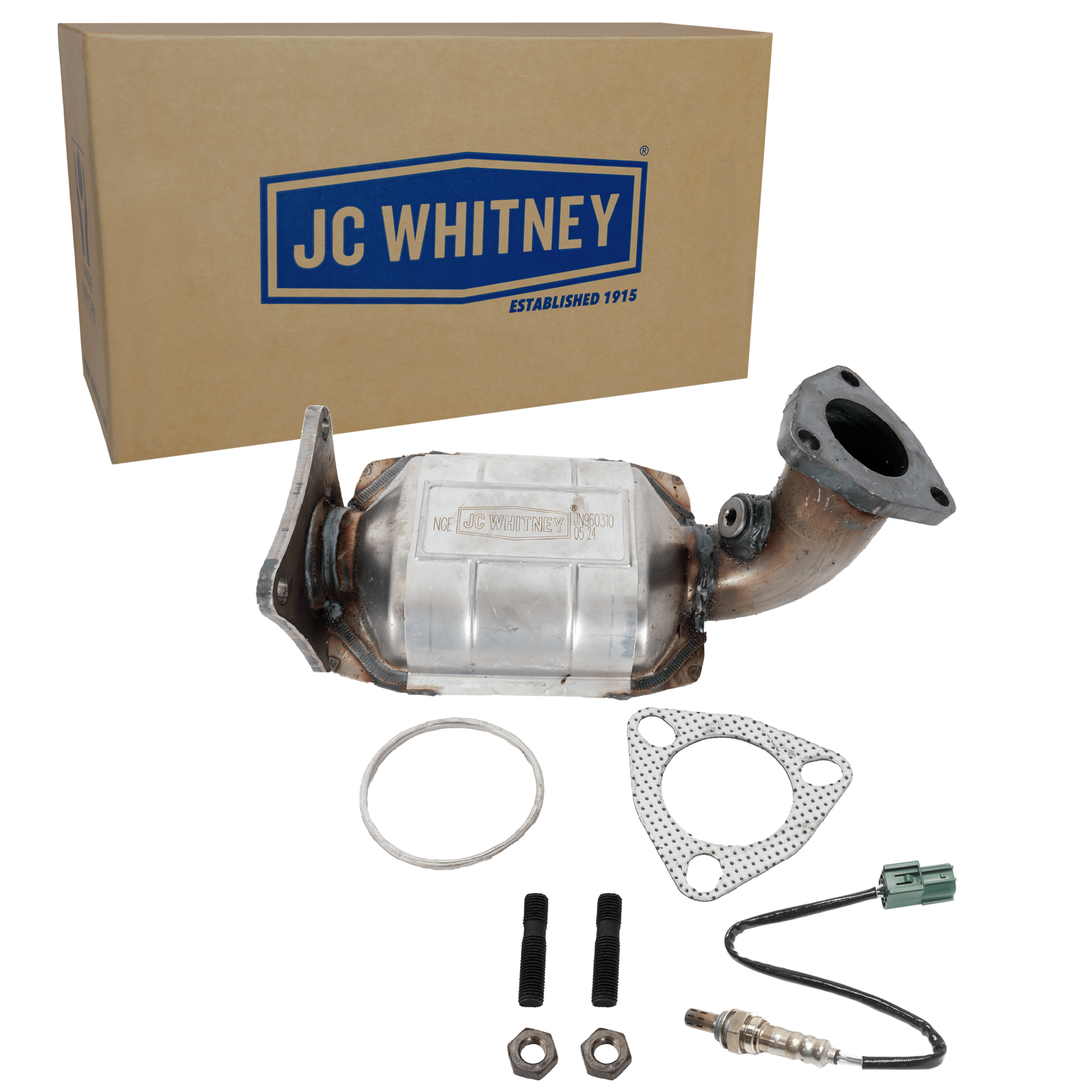 AM ALTIMA 05-06 MAXIMA 04-08 CATALYTIC CONVERTER 2 pc Kit with Oxygen Sensor SKU KIT 061824 R023
