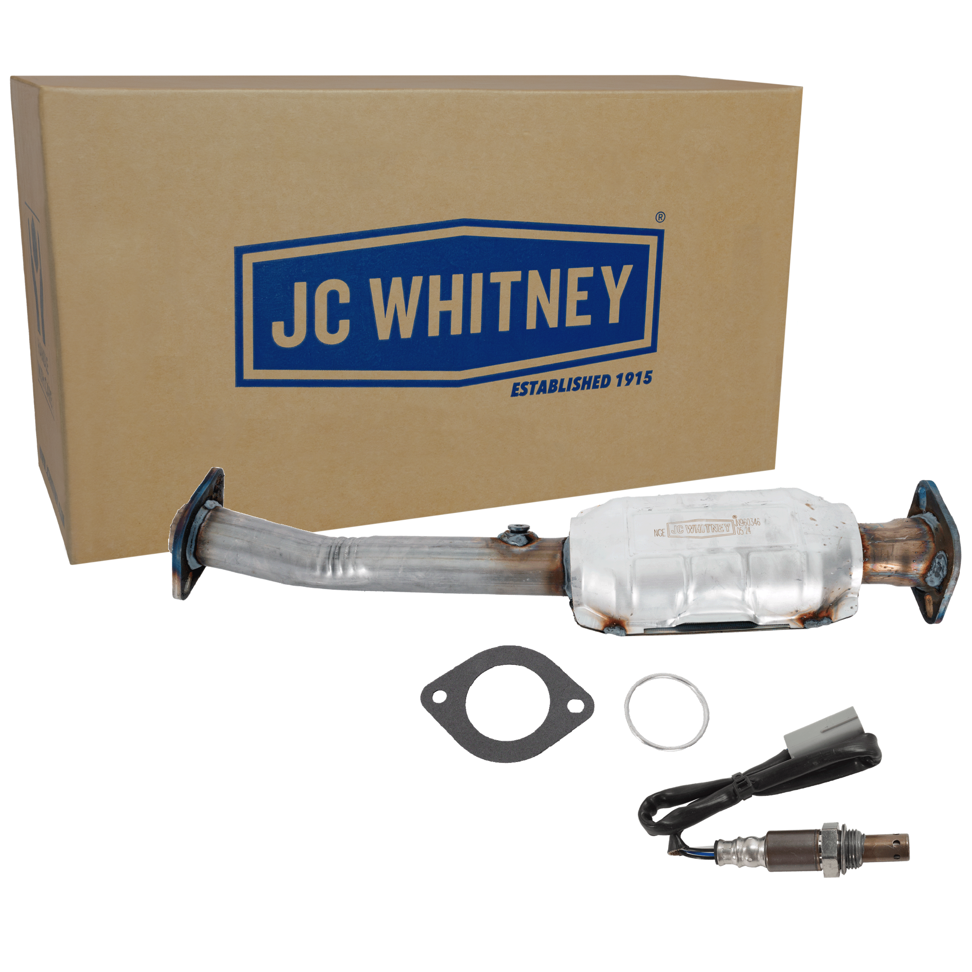 AM FRONTIER 09-10 PATHFINDER 07-10 CATALYTIC CONVERTER 2 pc Kit with Oxygen Sensor SKU KIT 061824 R024