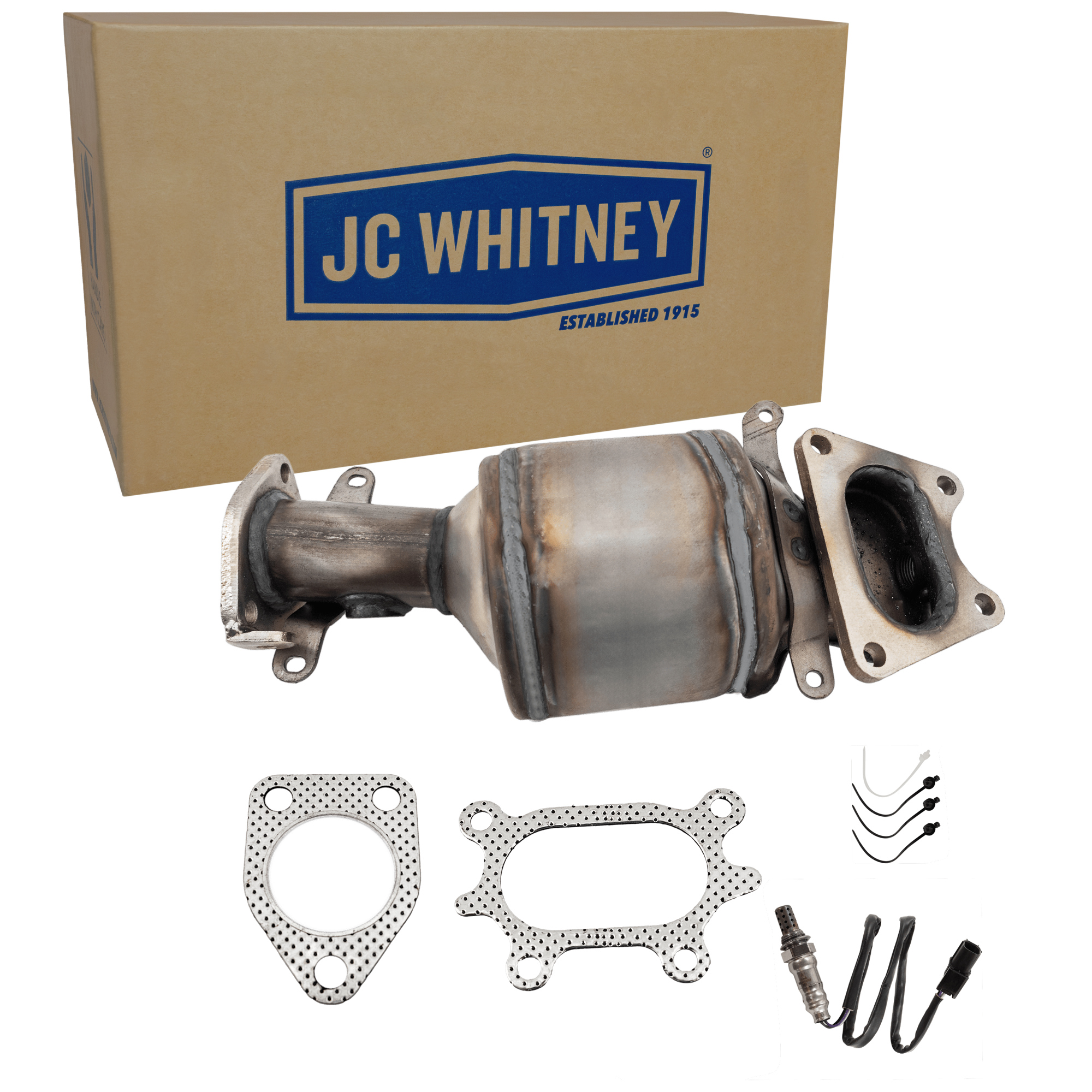 AM MDX 07-09 TL 07-08 CATALYTIC CONVERTER Front RH 2 pc Kit with Oxygen Sensor SKU KIT 061824 R026