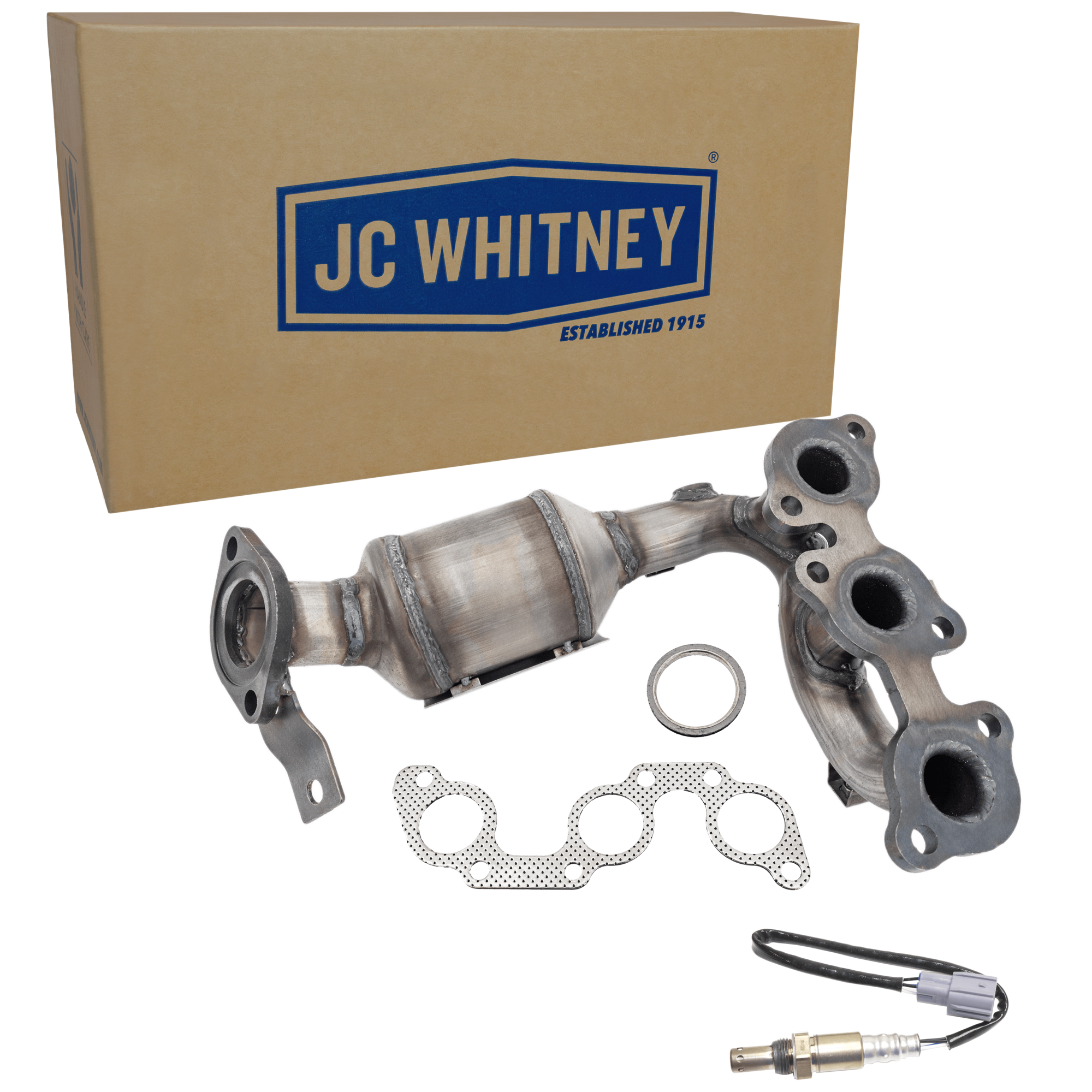 AM HIGHLANDER 04-07 SIENNA 04-06 CATALYTIC CONVERTER LH 2 pc Kit with Oxygen Sensor SKU KIT 061824 R030 OEM 8946733110