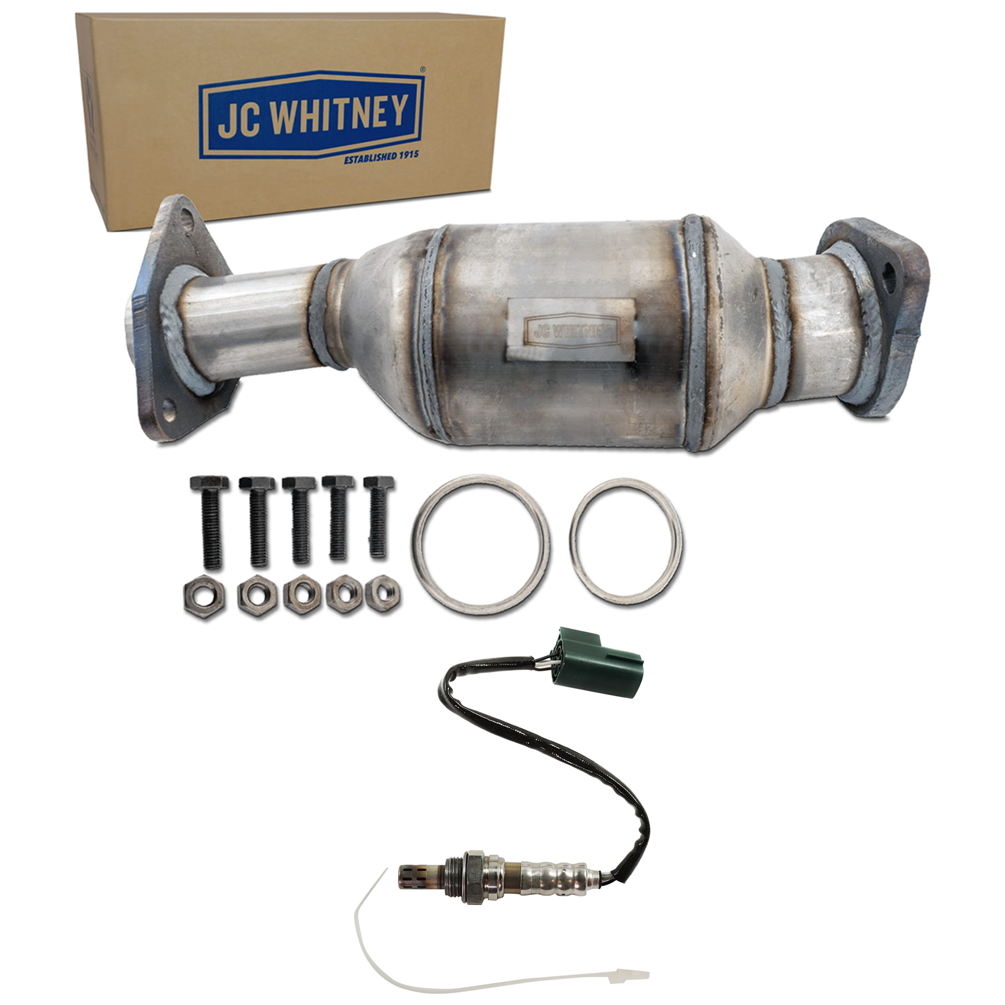 AM FRONTIER PATHFINDER 05-09 CATALYTIC CONVERTER RH 2 pc Kit with Oxygen Sensor SKU KIT 061824 R033