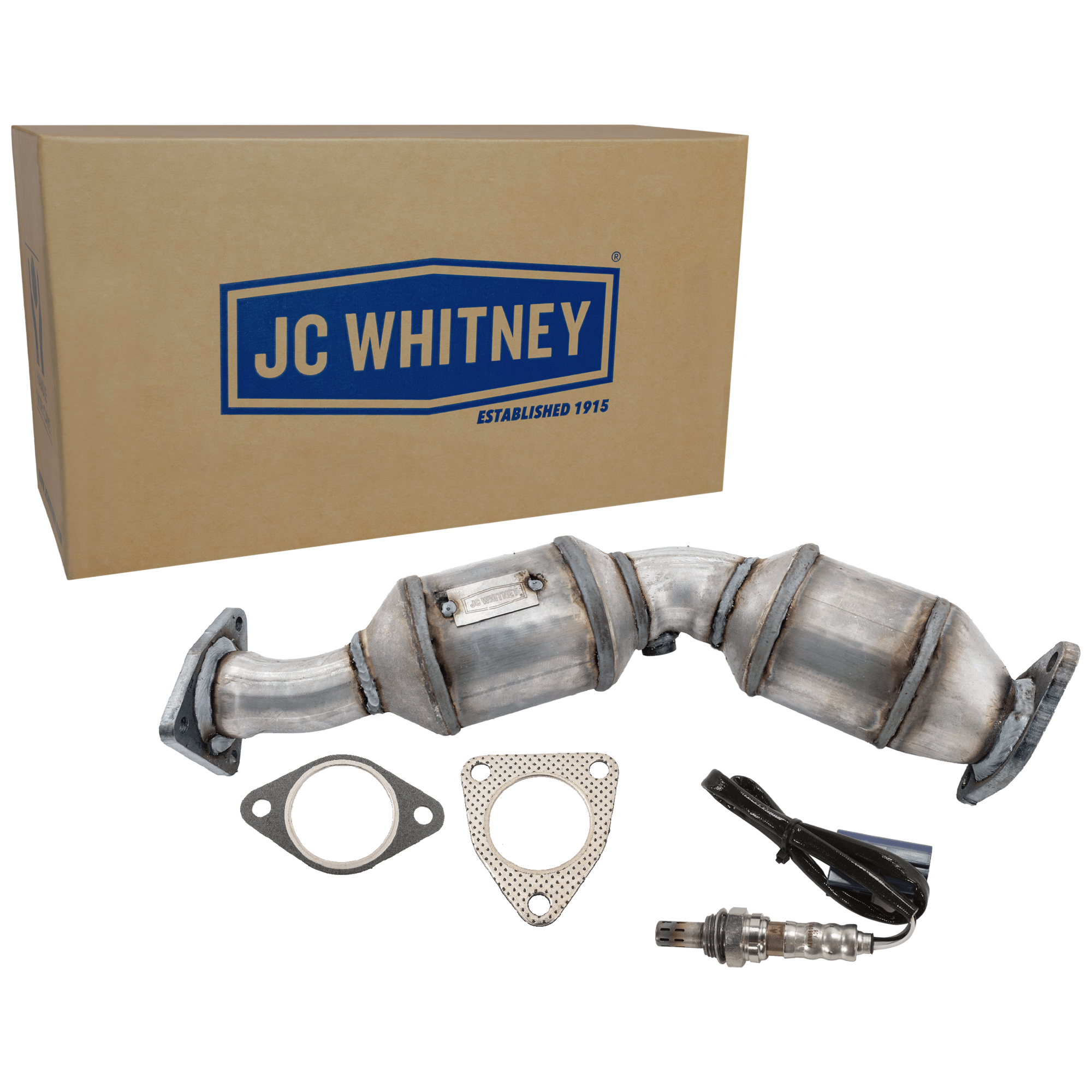 AM FX35 G35-03-06 CATALYTIC CONVERTER RH 2 pc Kit with Oxygen Sensor SKU KIT 061824 R034