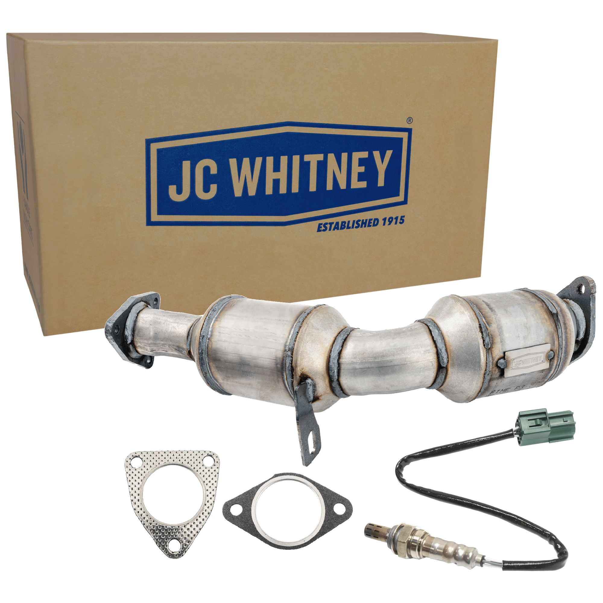 AM FX35 G35-03-06 CATALYTIC CONVERTER LH 2 pc Kit with Oxygen Sensor SKU KIT 061824 R035