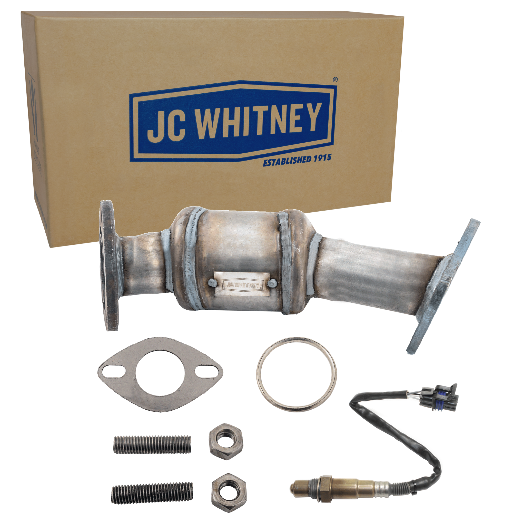 AM ENCLAVE 12-17 ACADIA 12-16 FRONT CATALYTIC CONVERTER LH 2 pc Kit 6 Cyl 3.6L Eng. with Oxygen Sensor SKU KIT 061824 R038