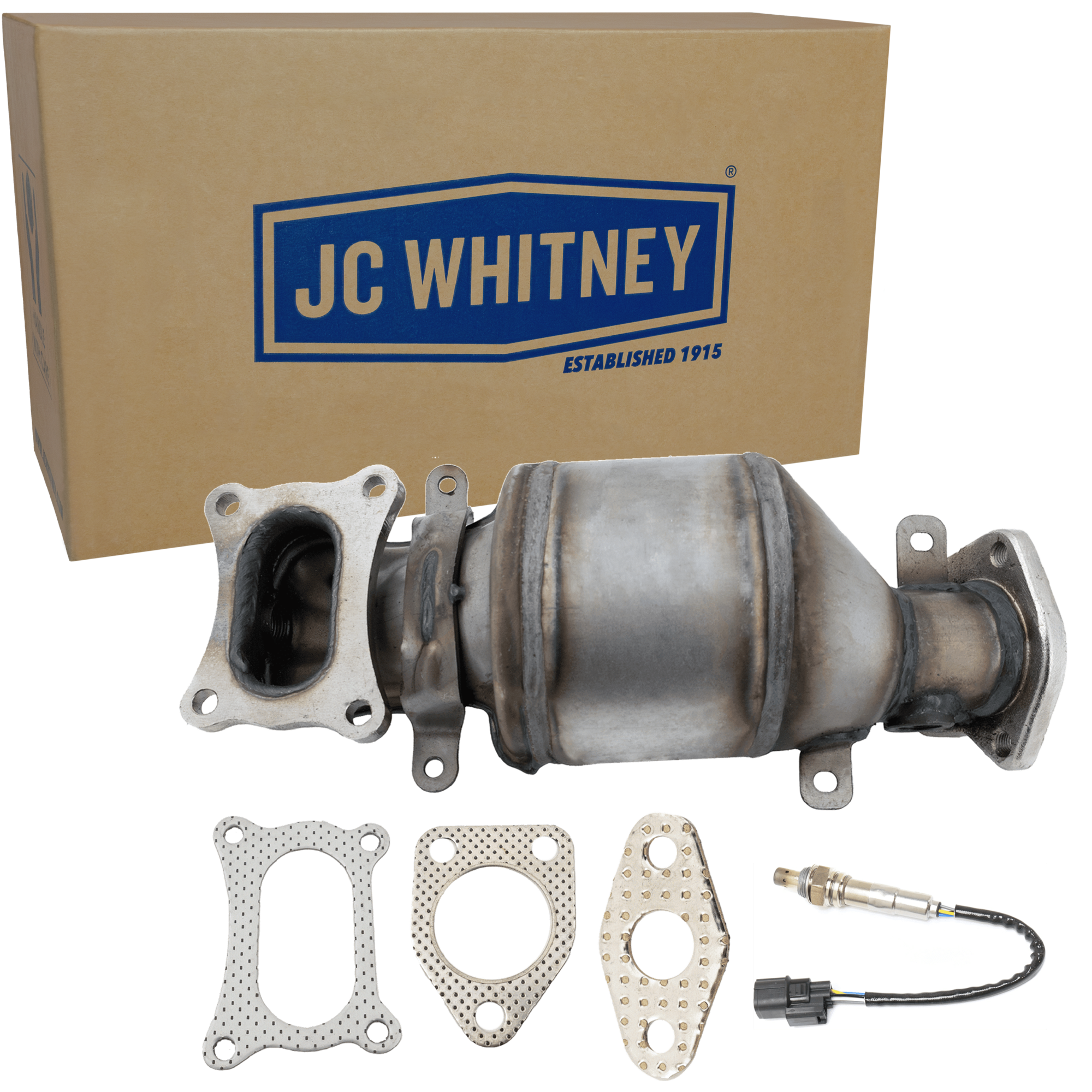 AM ACCORD 08-17 RDX 13-18 CATALYTIC CONVERTER LH 2 pc Kit 6 Cyl 3.5L Eng. with Oxygen Sensor SKU KIT 061824 R043