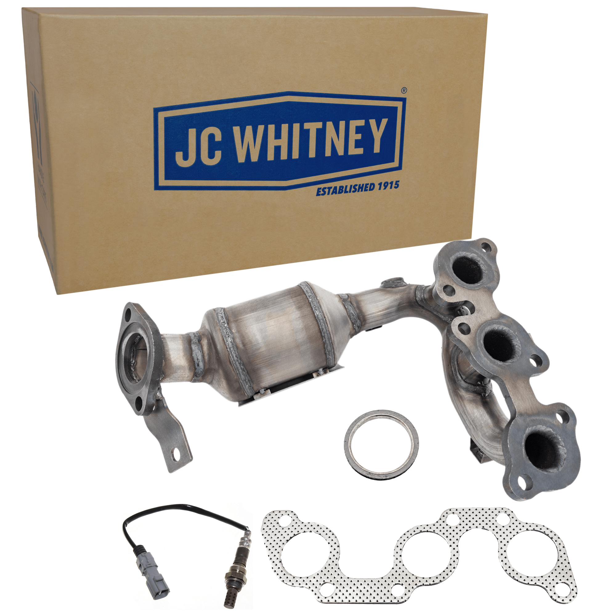 AM RX330-04-06 HIGHLANDER 04-07 CATALYTIC CONVERTER 2 pc Kit with Oxygen Sensor SKU KIT 061824 R051
