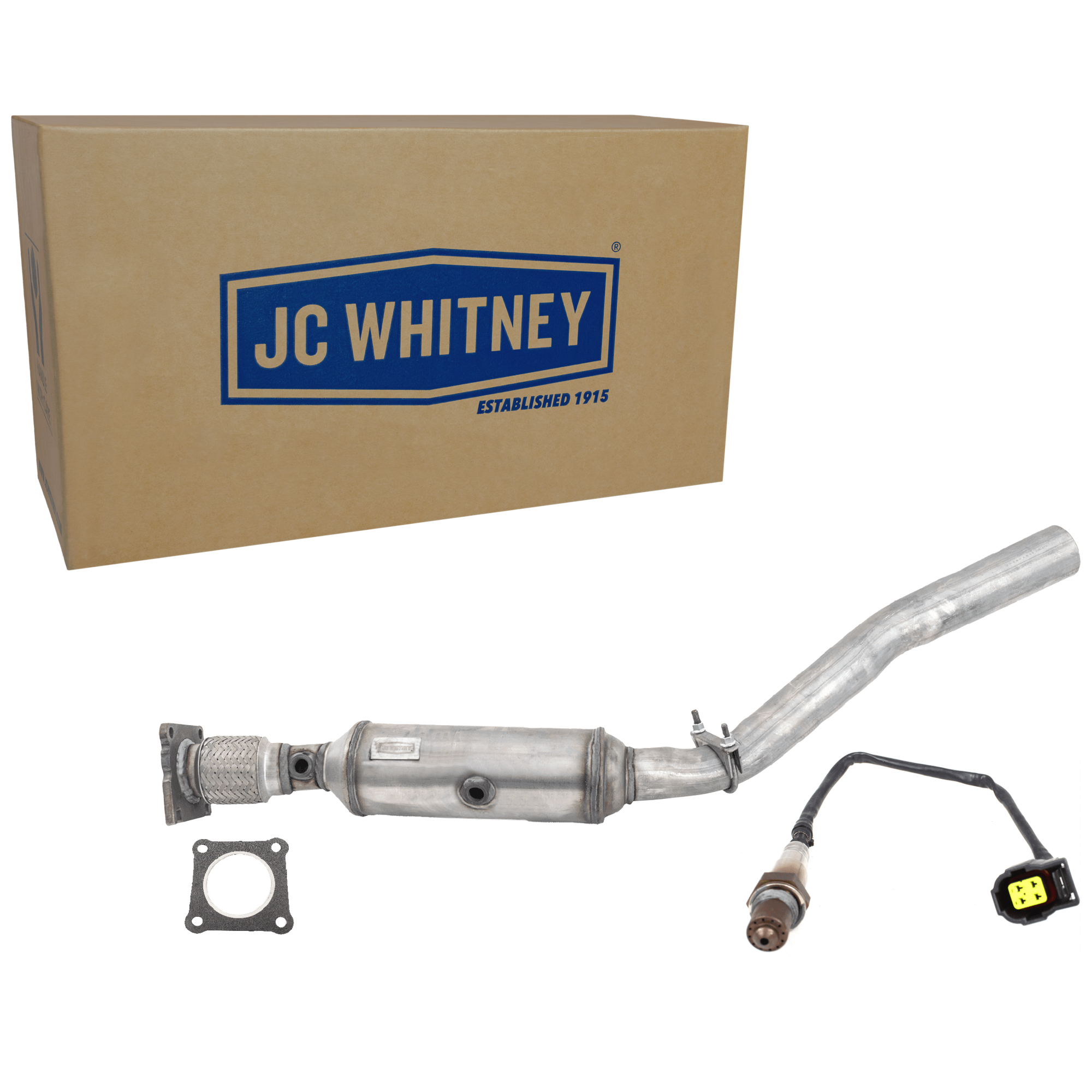 AM AVENGER 08-10 CALIBER 07-10 CATALYTIC CONVERTER 2 pc Kit with Oxygen Sensor SKU KIT 061824 R054