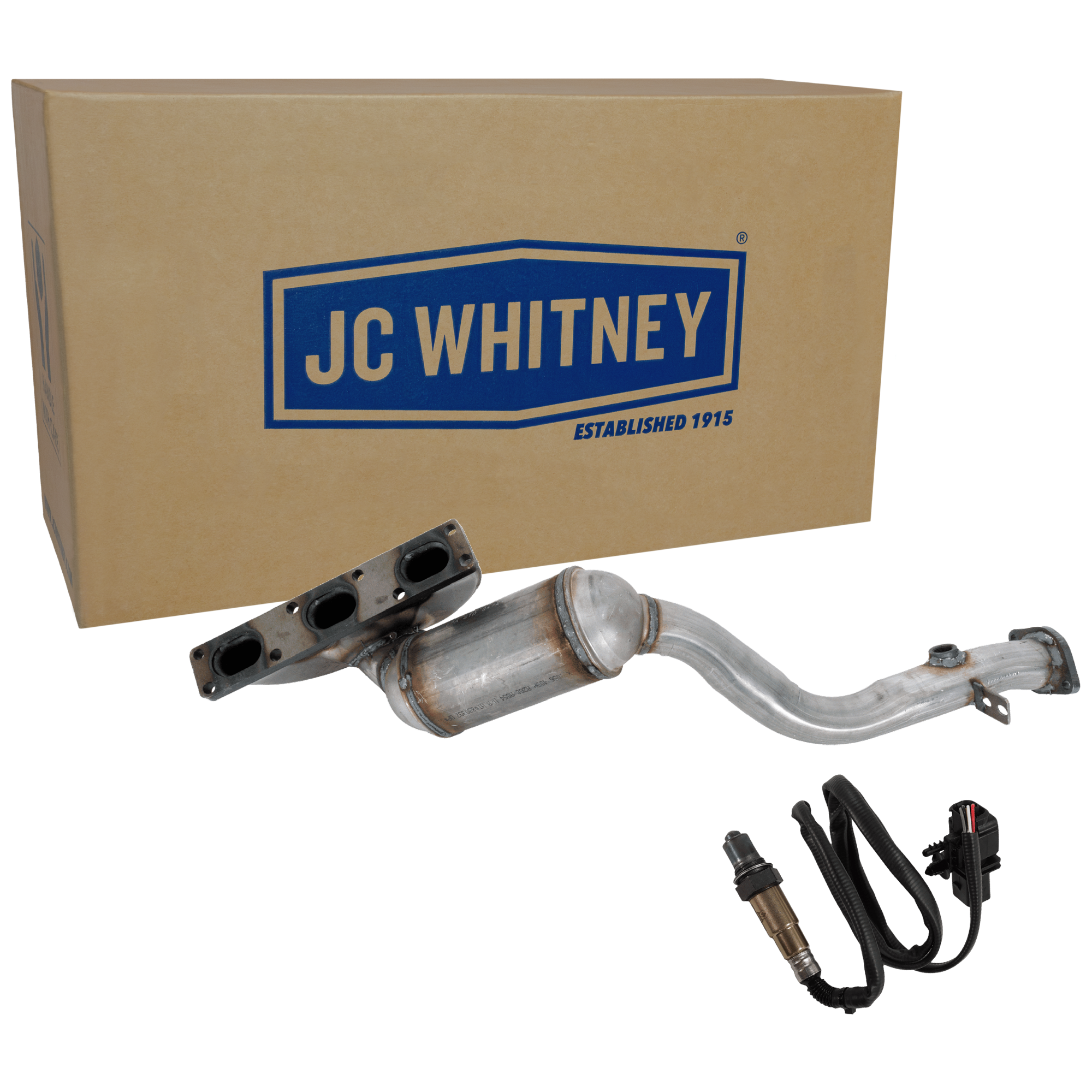 AM 3 SERIES 03-06 CATALYTIC CONVERTER Front 2 pc Kit with Oxygen Sensor SKU KIT 061824 R061