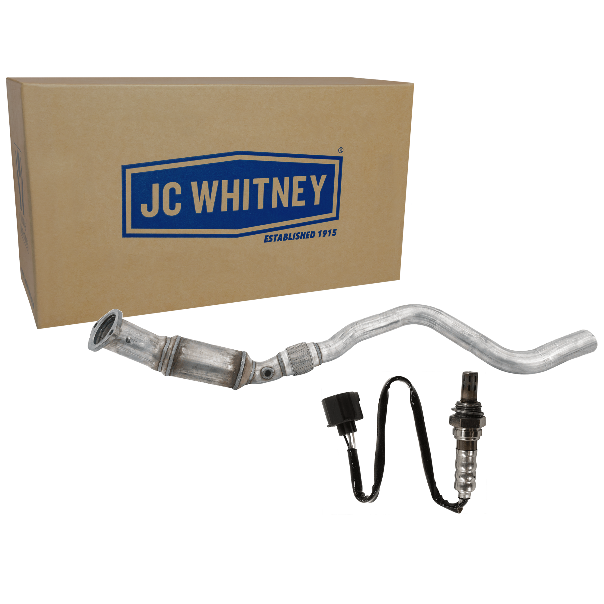 AM CHRYSLER 300 MAGNUM 05-06 CATALYTIC CONVERTER RH 2 pc Kit with Oxygen Sensor Before Catalytic Converter SKU KIT 061824 R069