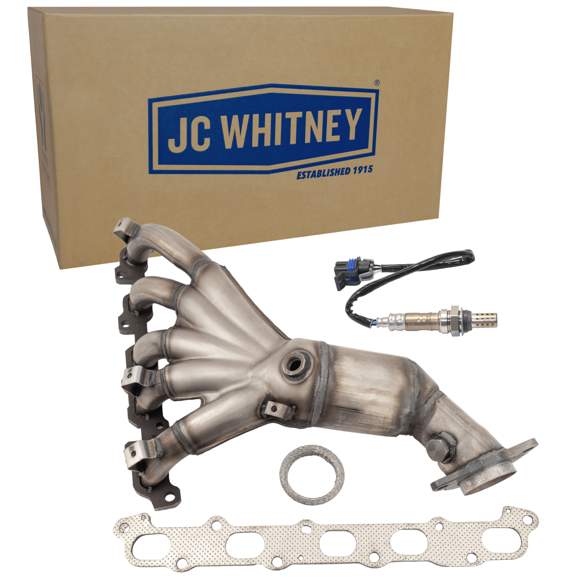 AM COLORADO CANYON 04-05 CATALYTIC CONVERTER 2 pc Kit with Oxygen Sensor SKU KIT 061824 R070 OEM 12590750-8125907500