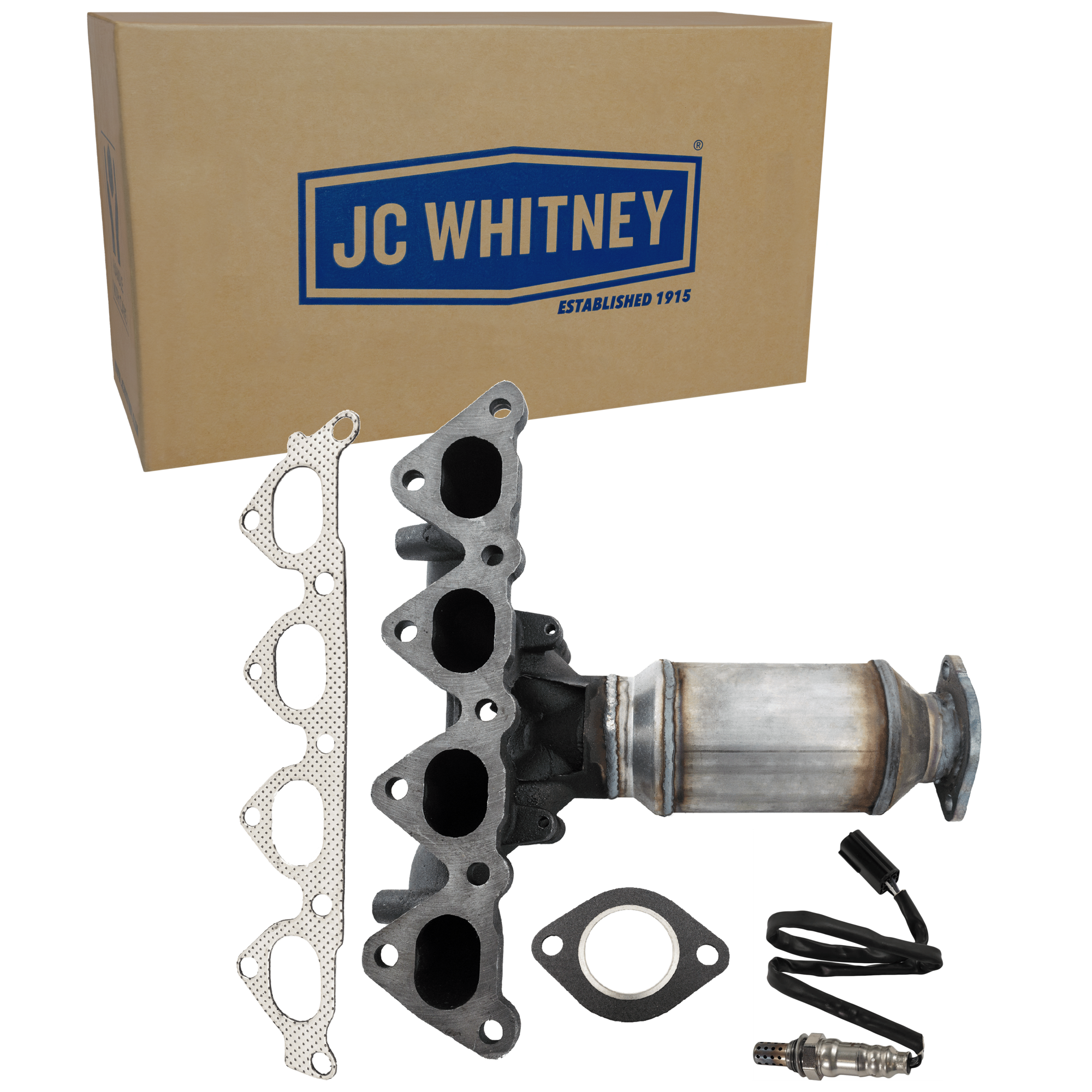 AM ELANTRA 10-12 SOUL 10-11 CATALYTIC CONVERTER 2 pc Kit with Oxygen Sensor SKU KIT 061824 R074