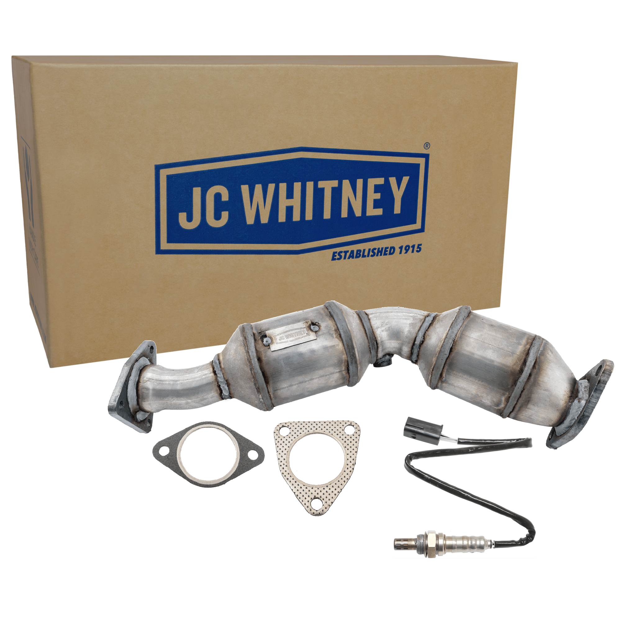 AM FX35 M35-07-08 CATALYTIC CONVERTER RH 2 pc Kit with Oxygen Sensor After Catalytic Converter SKU KIT 061824 R076