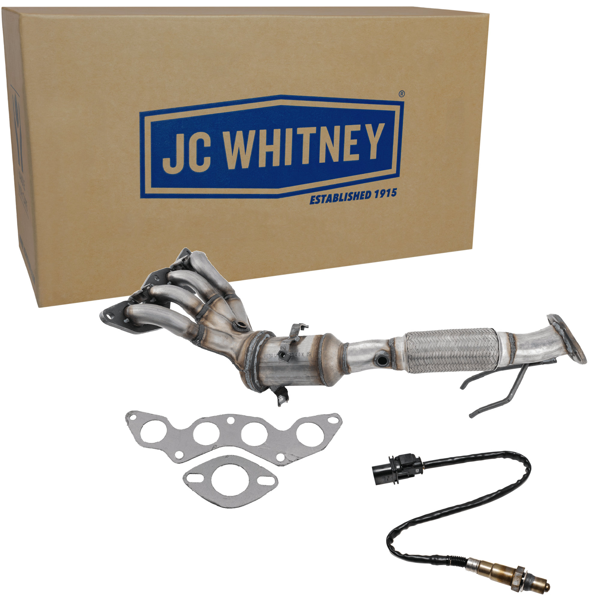 AM FOCUS 12-17 CATALYTIC CONVERTER 2 pc Kit with Oxygen Sensor SKU KIT 061824 R088